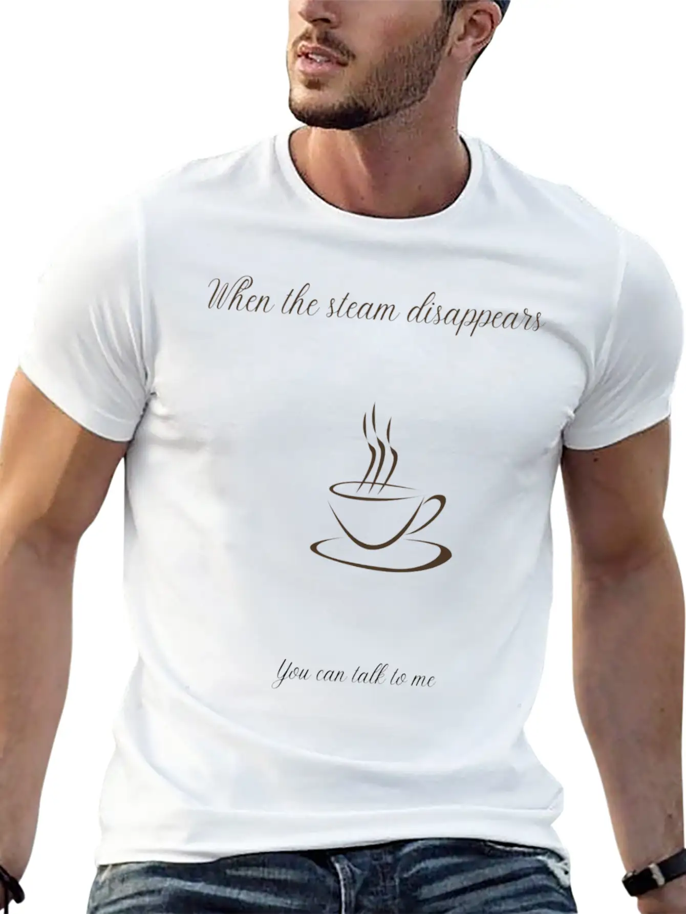 Sarcastic Coffee Unisex Short Sleeve Soft Cotton T-Shirt – Casual Everyday Wear