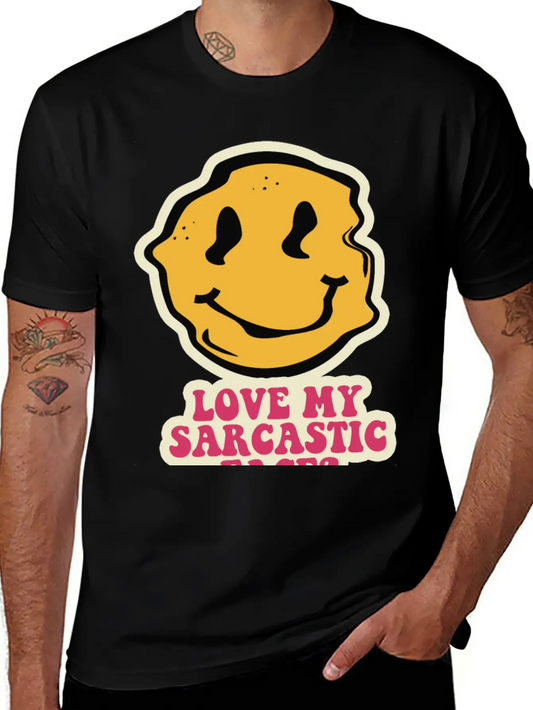Sarcastic Face Timeless Short Sleeve Tee – Comfy And Minimalist Design