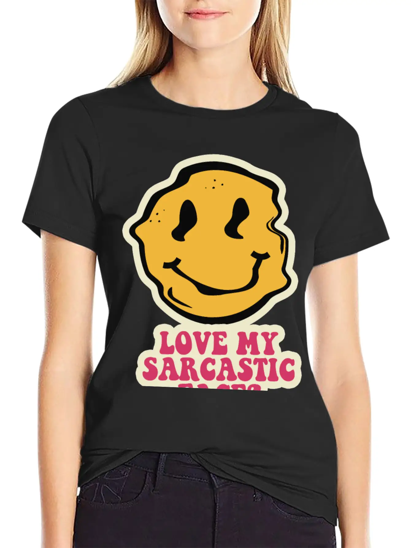 Sarcastic Face Timeless Short Sleeve Tee – Comfy And Minimalist Design
