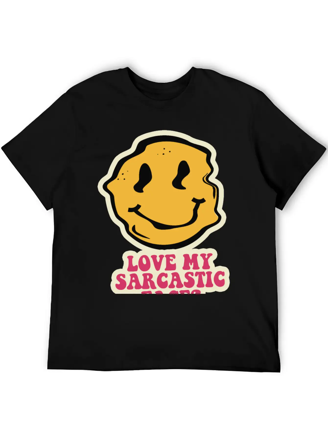 Sarcastic Face Timeless Short Sleeve Tee – Comfy And Minimalist Design
