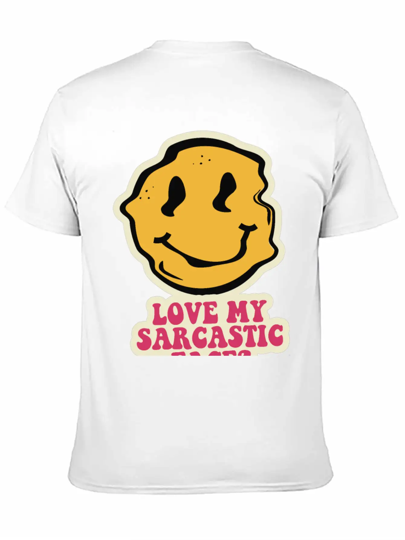Sarcastic Face Timeless Short Sleeve Tee – Comfy And Minimalist Design