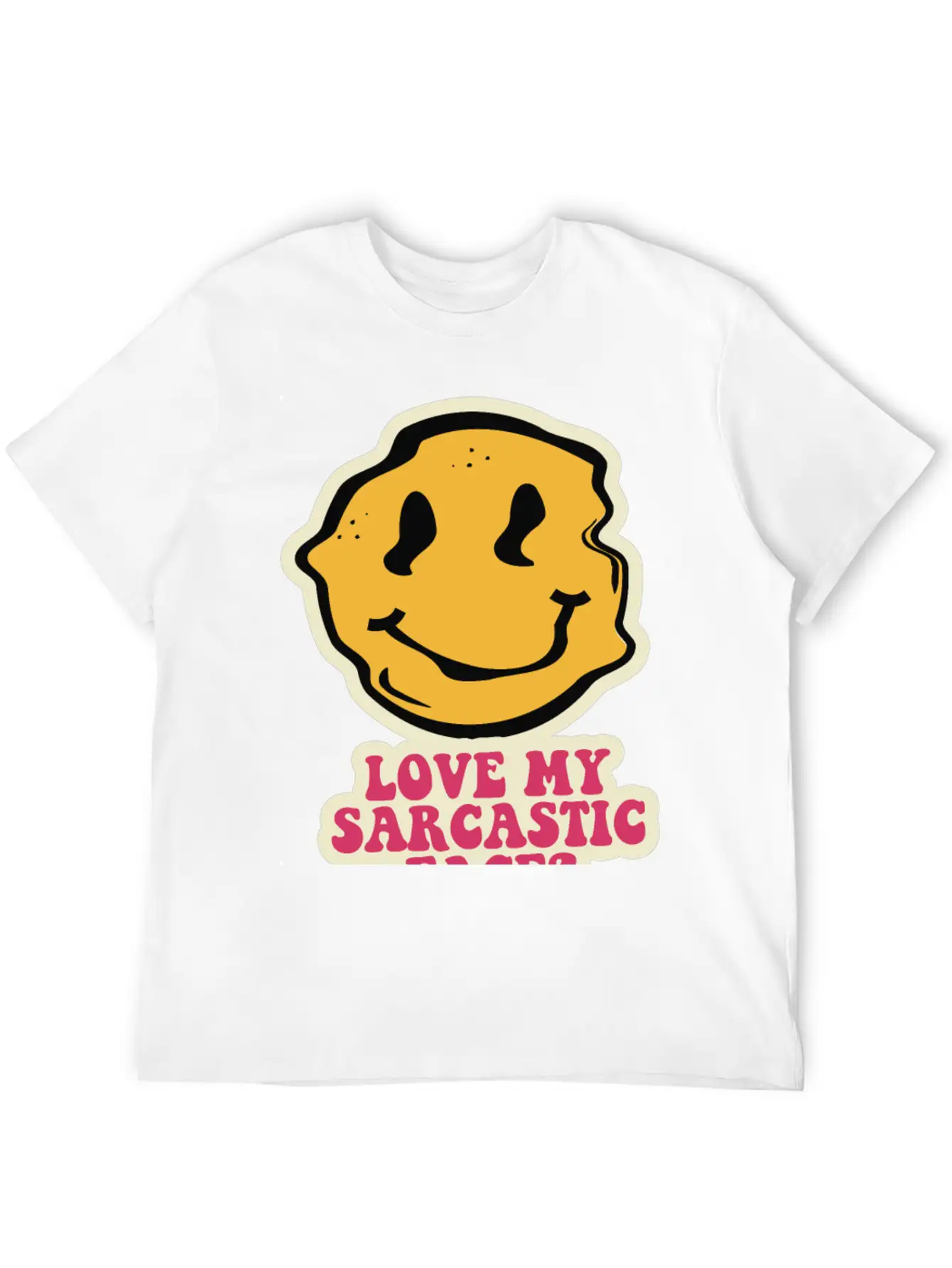 Sarcastic Face Timeless Short Sleeve Tee – Comfy And Minimalist Design