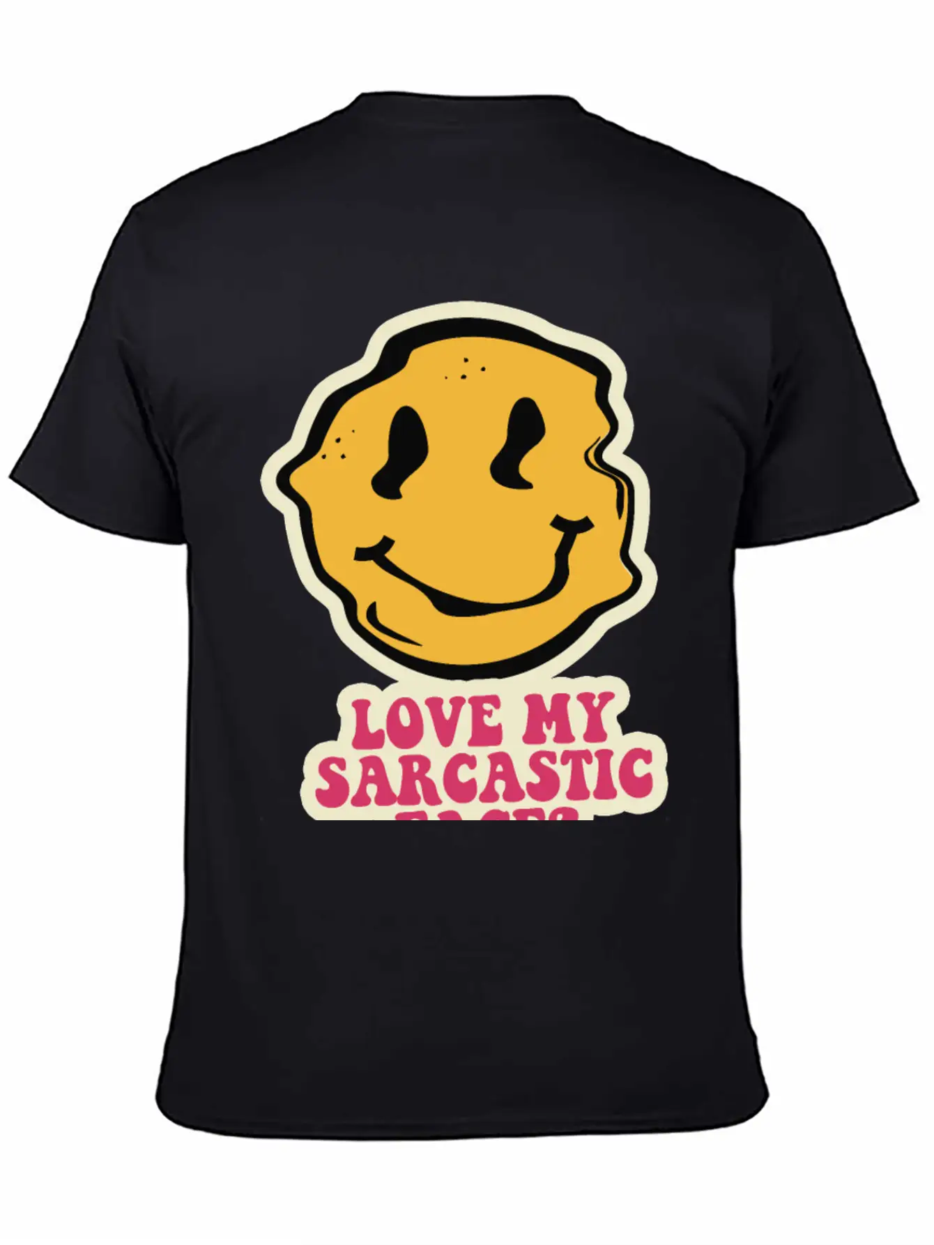 Sarcastic Face Timeless Short Sleeve Tee – Comfy And Minimalist Design