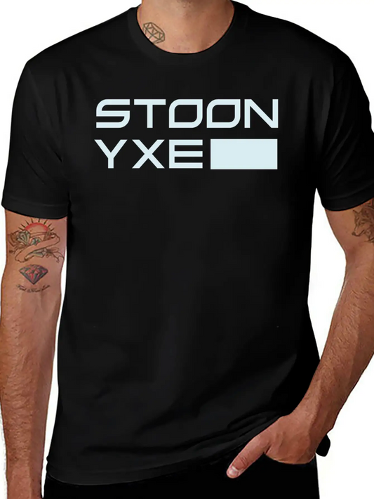 Saskatoon Streetwear Stencil Unisex Casual T-Shirt – Clean Design For Daily Comfort