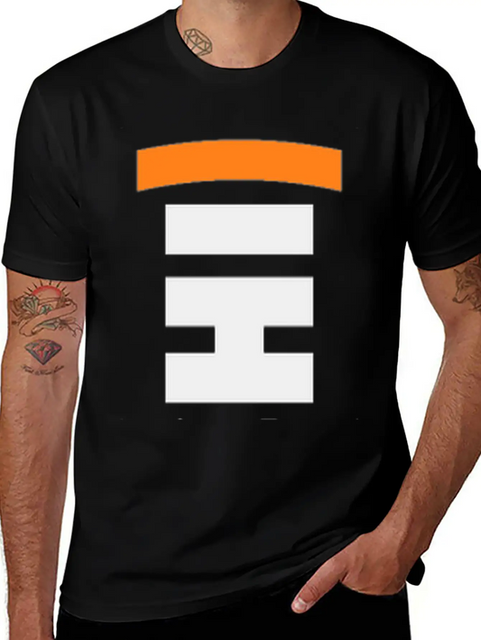 SATOSHI Vertical Design With Bullseye - Black Font Comfortable Minimalist Graphic Tee – Summer Style Essential