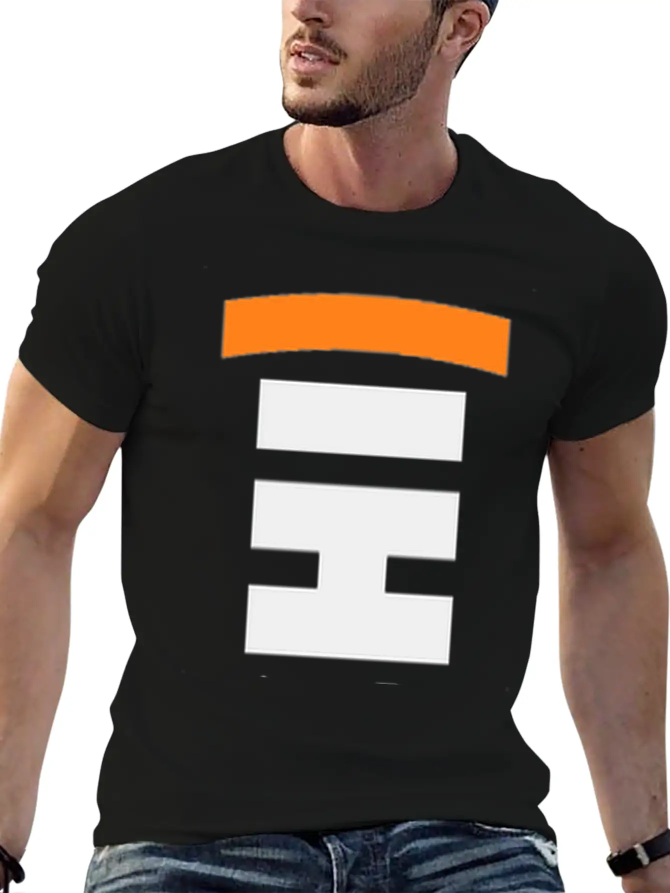 SATOSHI Vertical Design With Bullseye - Black Font Comfortable Minimalist Graphic Tee – Summer Style Essential