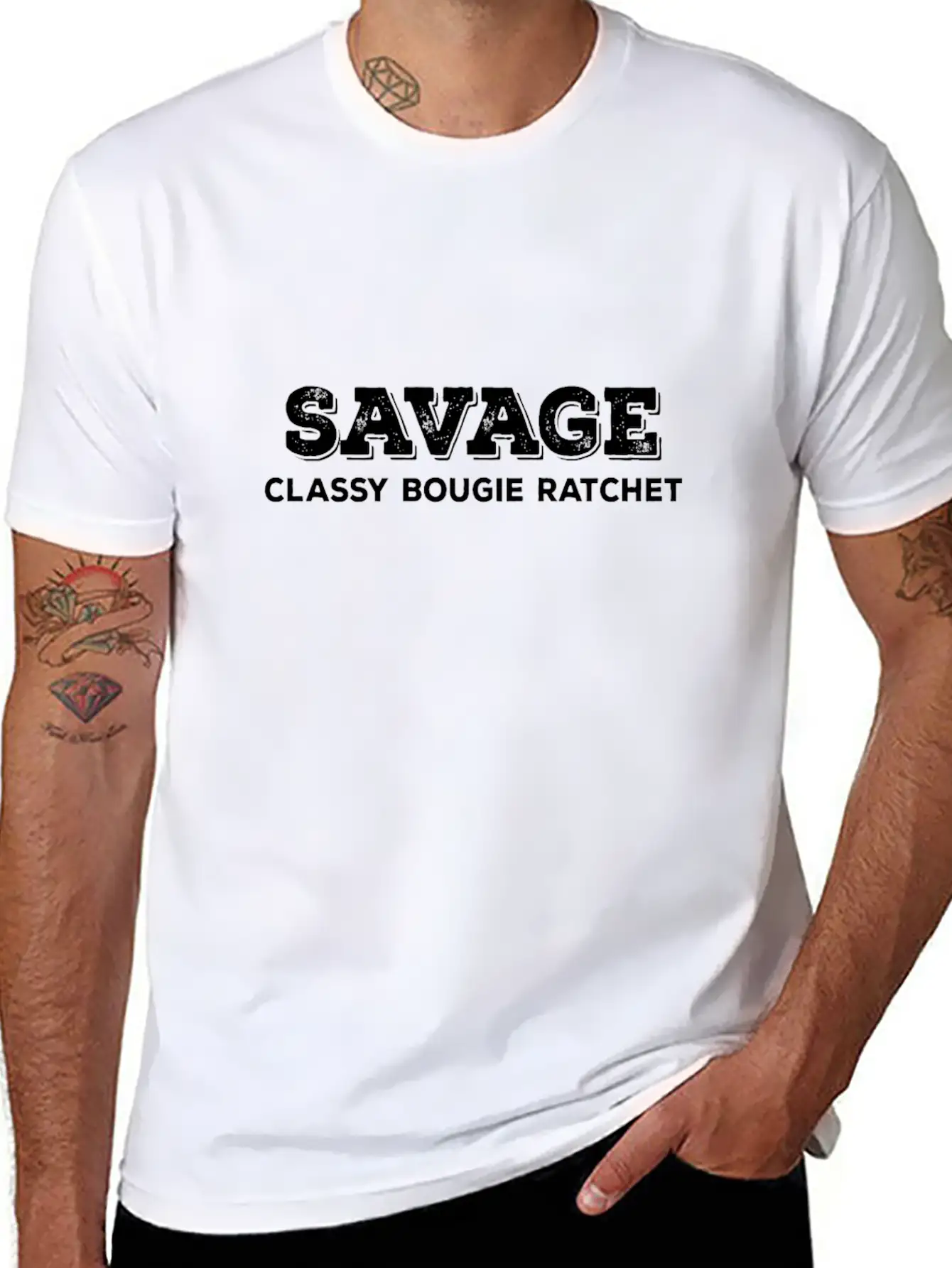 Savage Classy Bougie Ratchet Basic Graphic T-Shirt – Daily Comfort In Soft Cotton