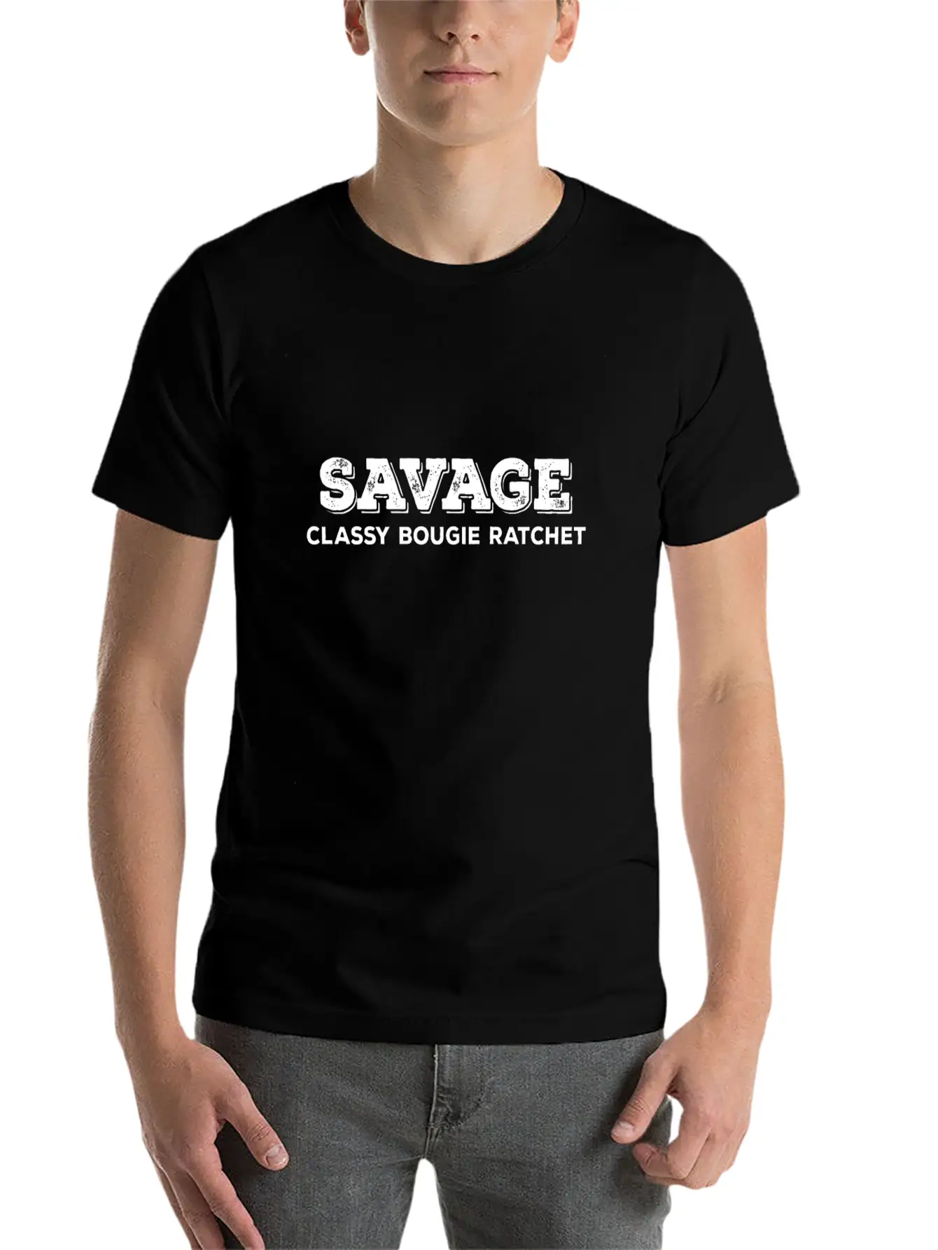 Savage Classy Bougie Ratchet Basic Graphic T-Shirt – Daily Comfort In Soft Cotton