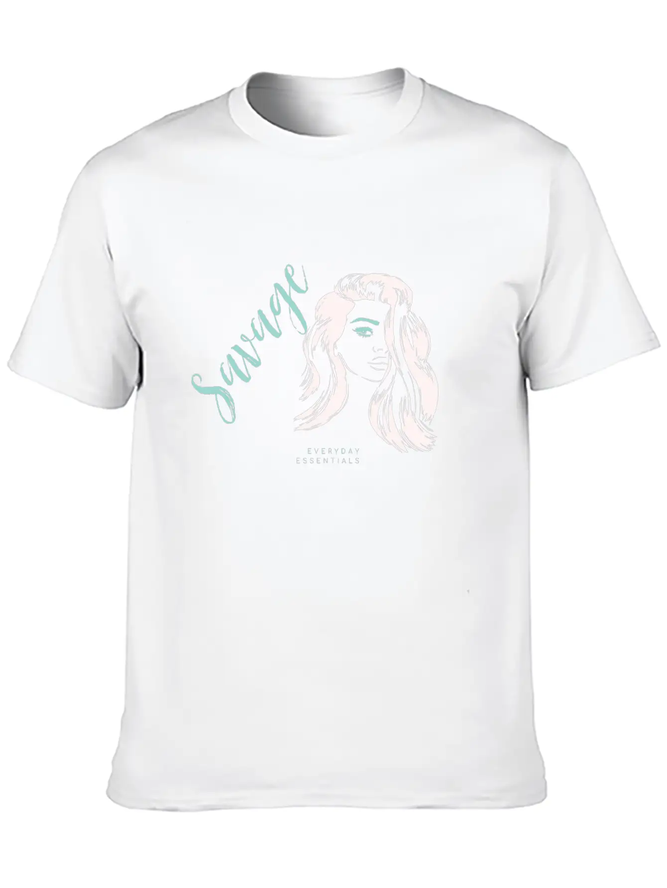 Savage Everyday Essential Unisex Short Sleeve Soft Cotton T-Shirt – Casual Everyday Wear