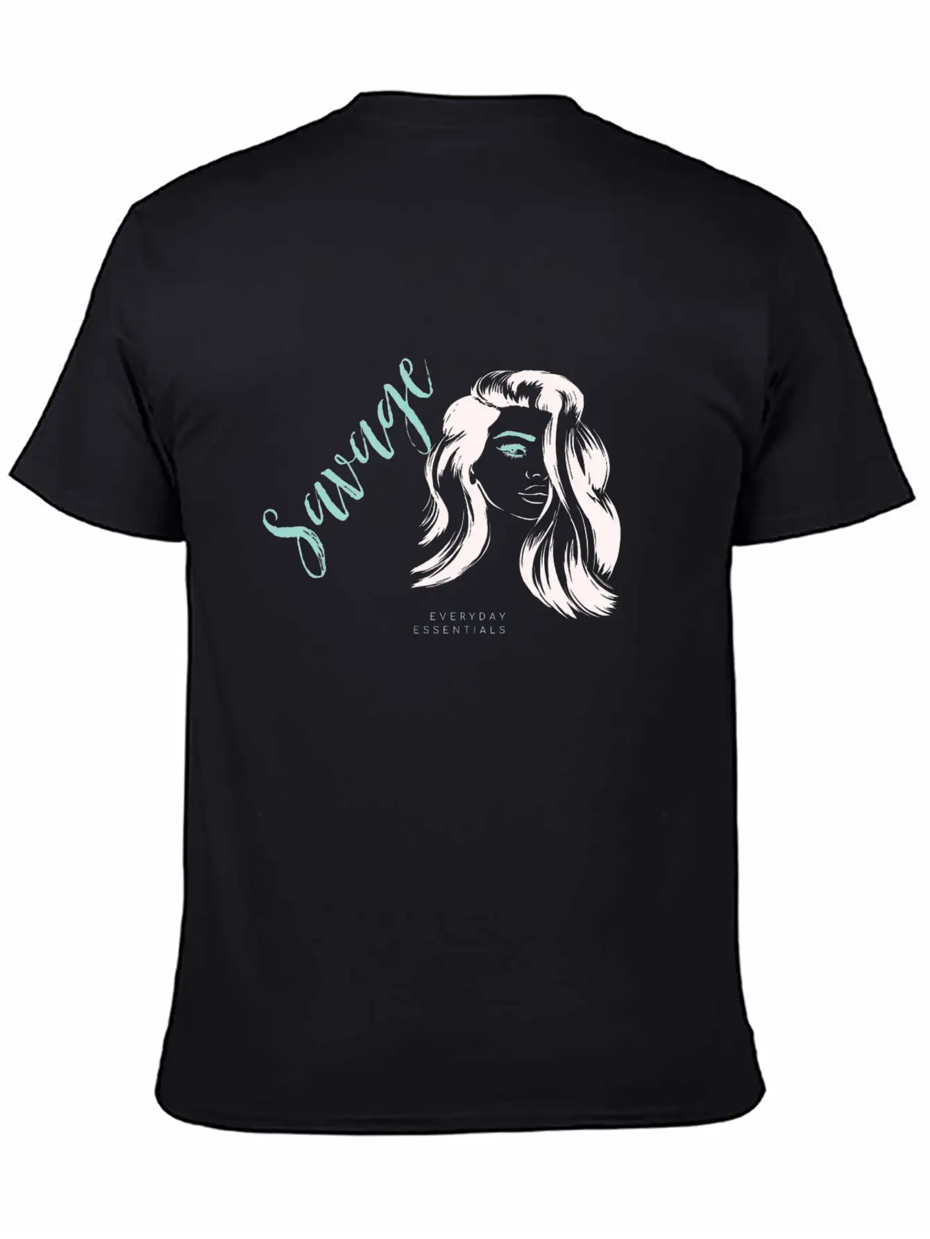 Savage Everyday Essential Unisex Short Sleeve Soft Cotton T-Shirt – Casual Everyday Wear