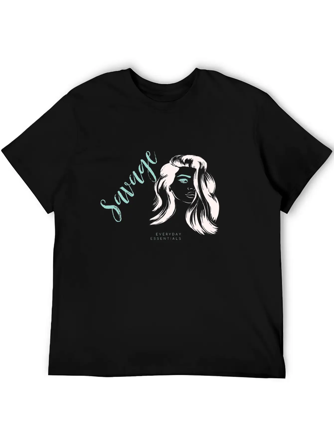 Savage Everyday Essential Unisex Short Sleeve Soft Cotton T-Shirt – Casual Everyday Wear