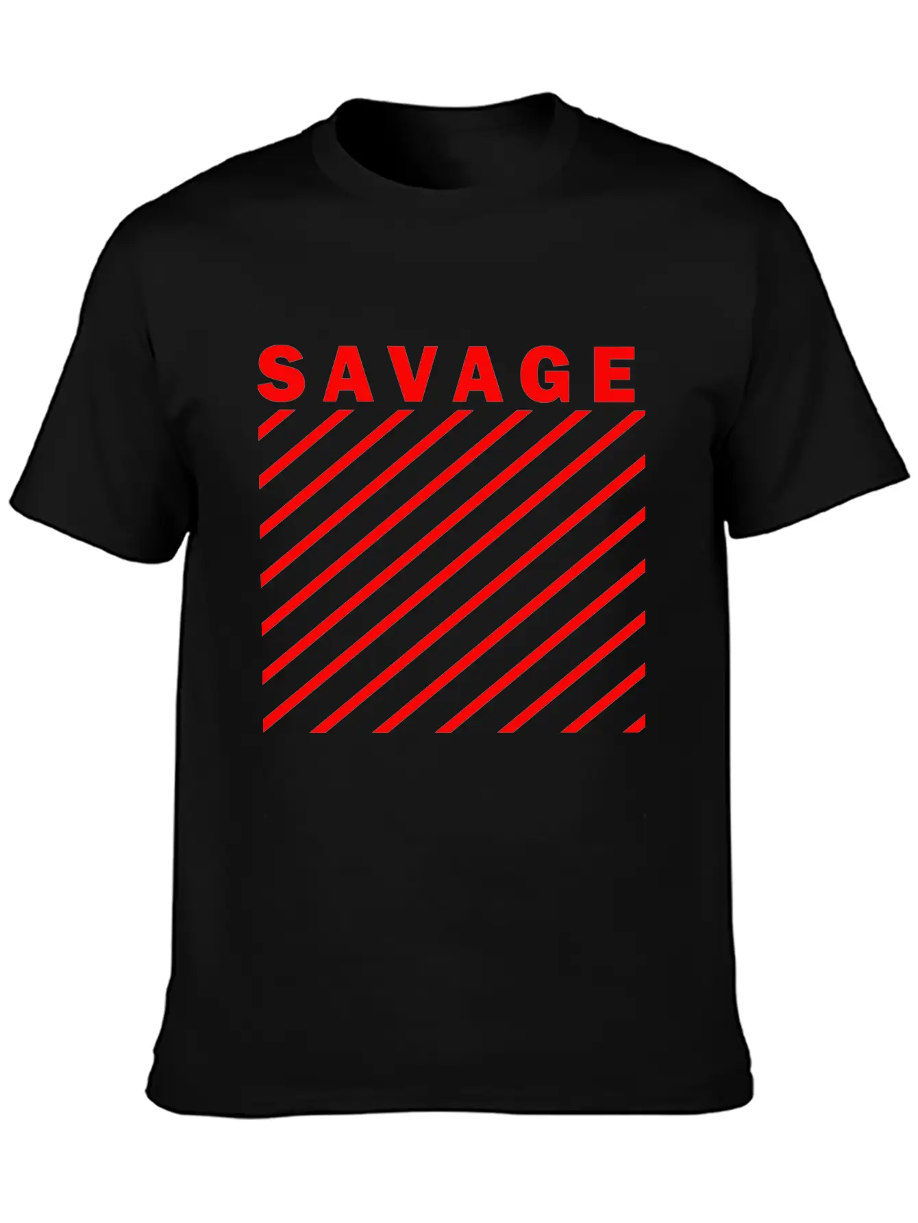 SAVAGE Stylish Everyday T-Shirt – Unisex Basic Cotton Tee