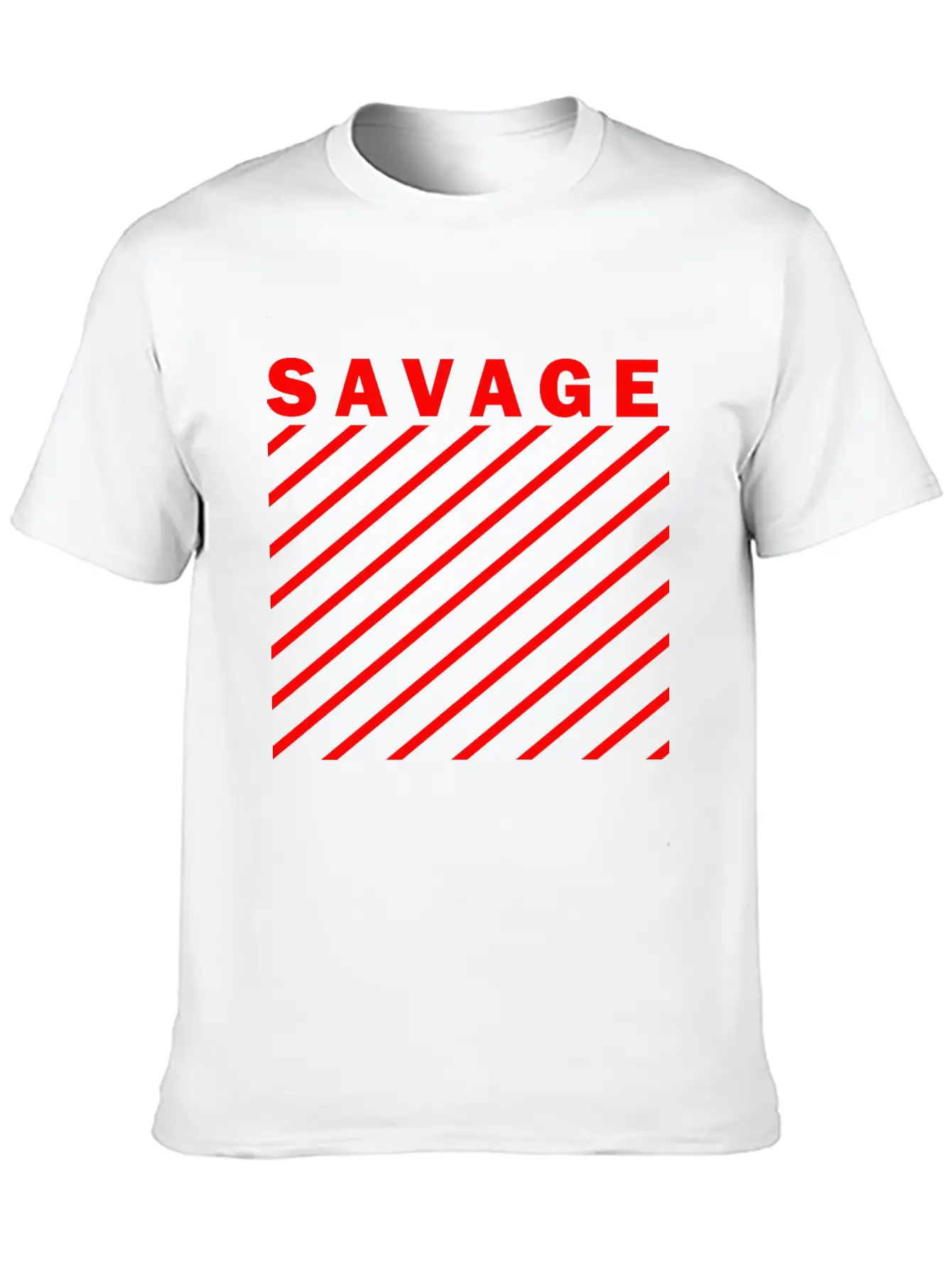 SAVAGE Stylish Everyday T-Shirt – Unisex Basic Cotton Tee