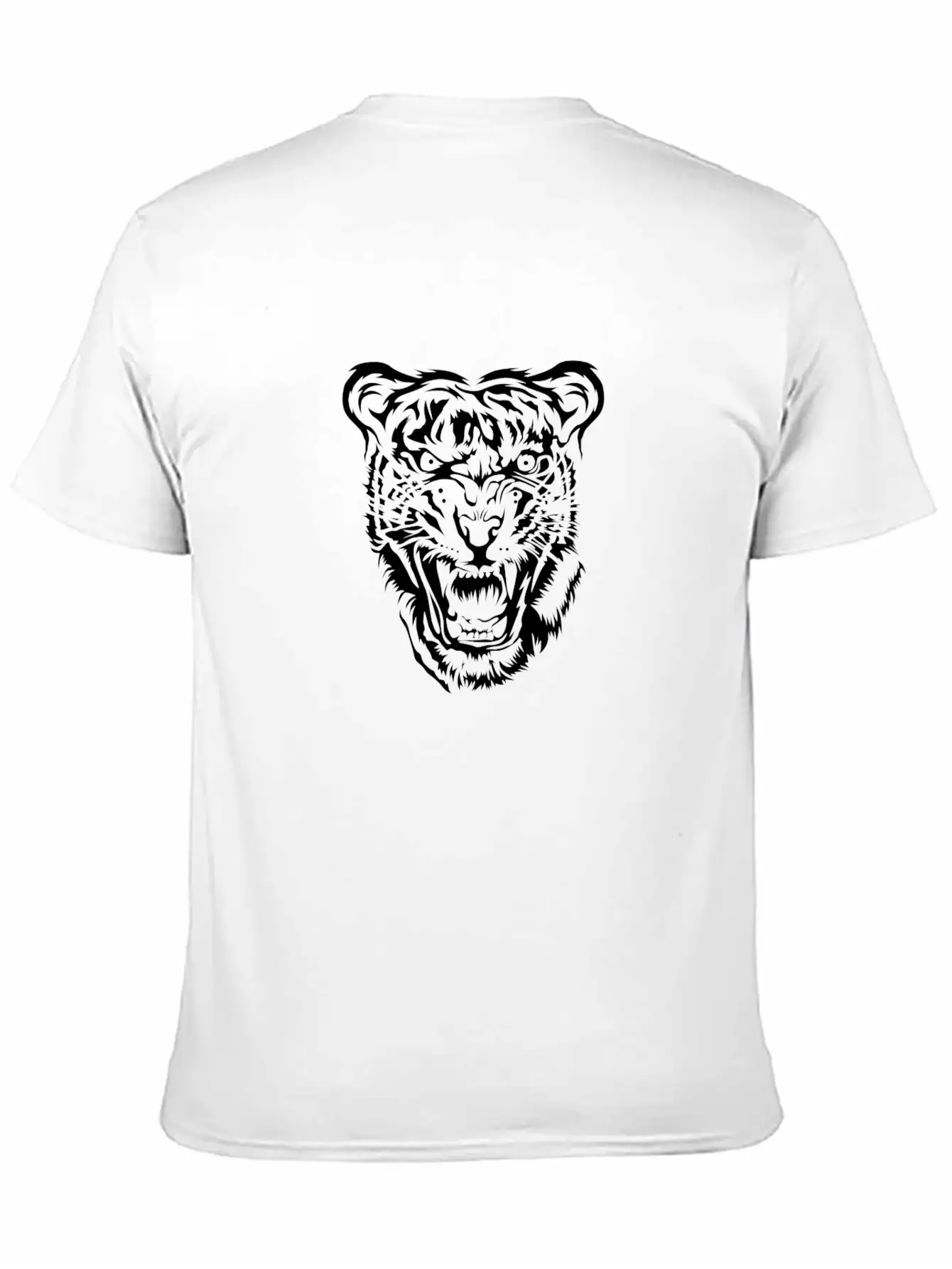 Savage Tiger Unisex Short Sleeve Soft Cotton T-Shirt – Casual Everyday Wear