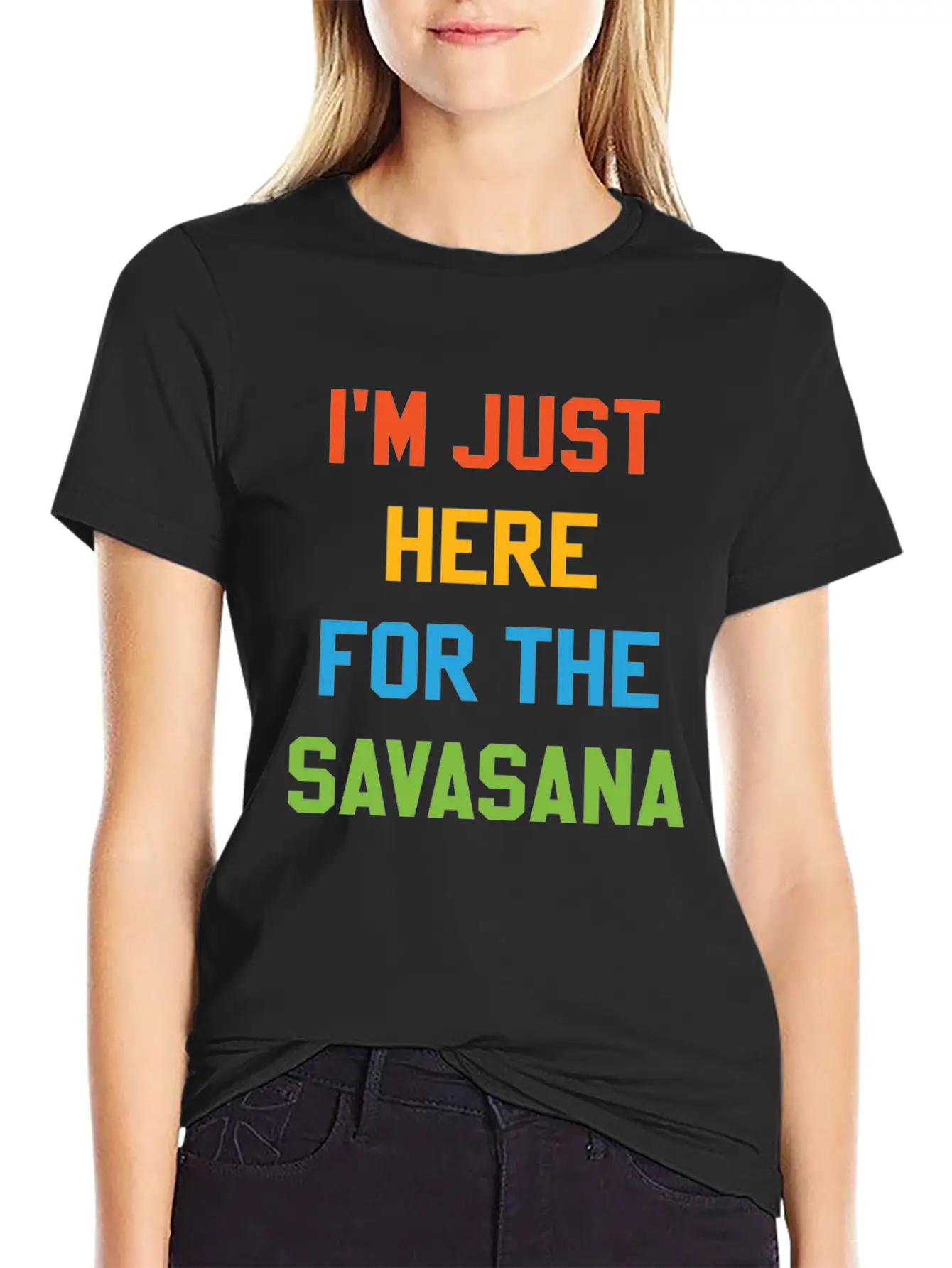 Savasana Yoga - Yogi Gift Lover Funny Yoga Sayings Timeless Short Sleeve Tee – Comfy And Minimalist Design