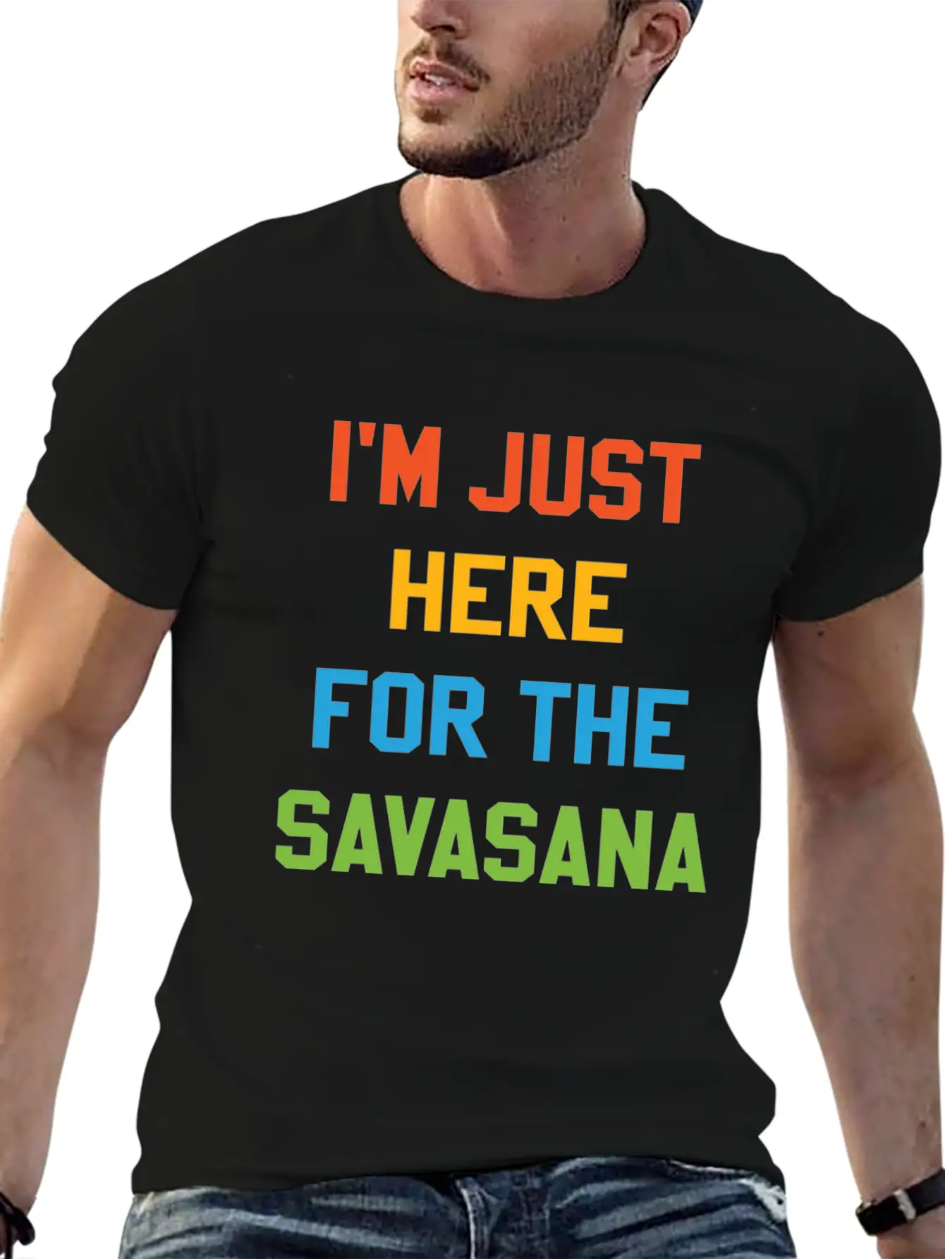 Savasana Yoga - Yogi Gift Lover Funny Yoga Sayings Timeless Short Sleeve Tee – Comfy And Minimalist Design