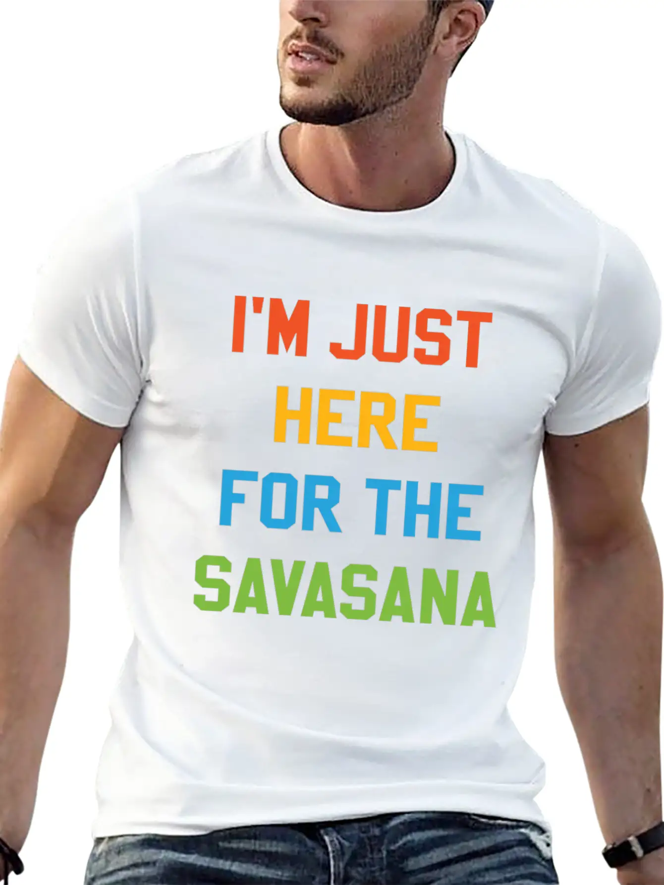 Savasana Yoga - Yogi Gift Lover Funny Yoga Sayings Timeless Short Sleeve Tee – Comfy And Minimalist Design