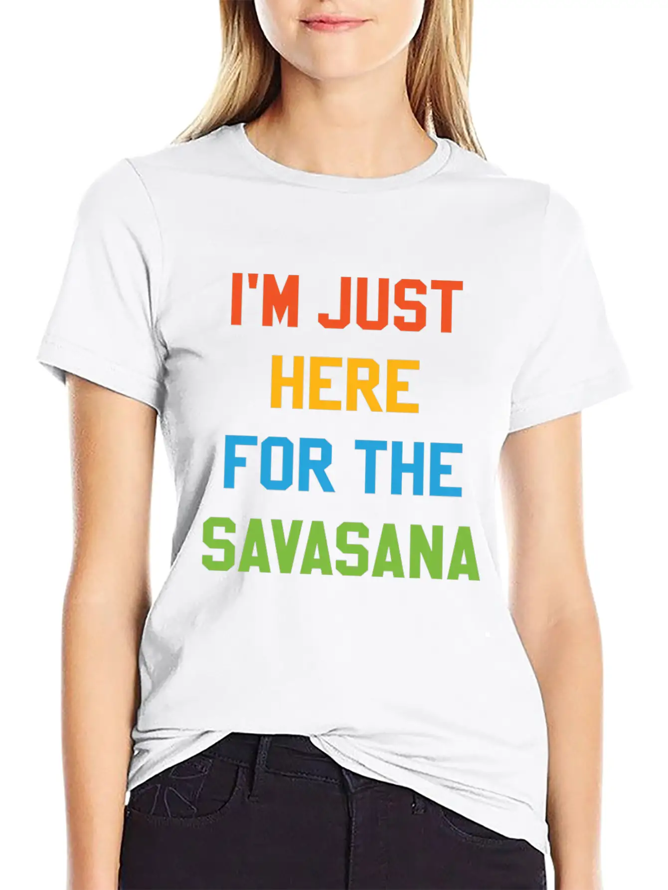 Savasana Yoga - Yogi Gift Lover Funny Yoga Sayings Timeless Short Sleeve Tee – Comfy And Minimalist Design