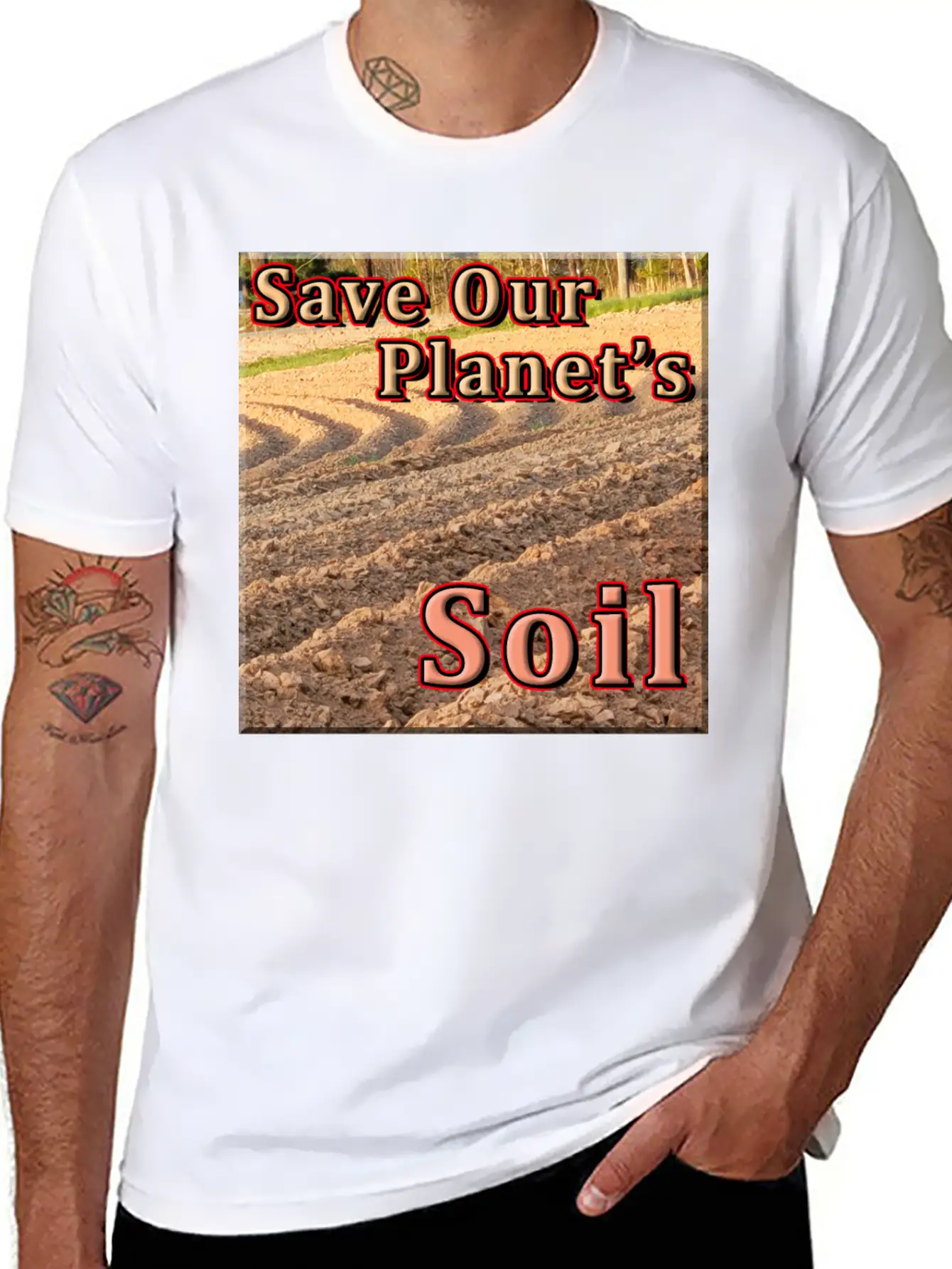 Save Our Planet's Soil - 2 Timeless Short Sleeve Tee – Comfy And Minimalist Design