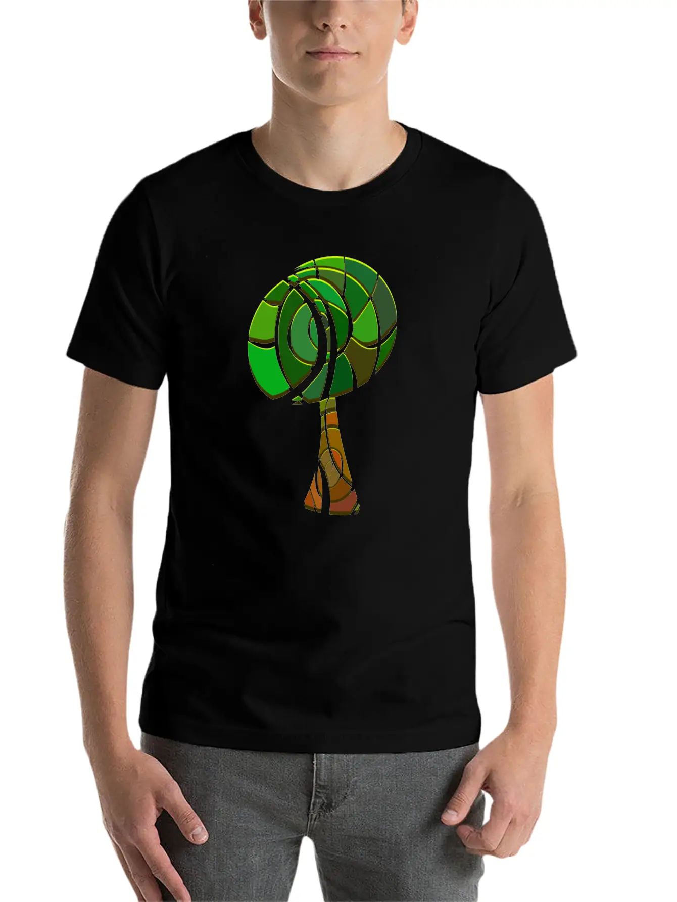 Save The Forest Tree Unisex Short Sleeve Soft Cotton T-Shirt – Casual Everyday Wear
