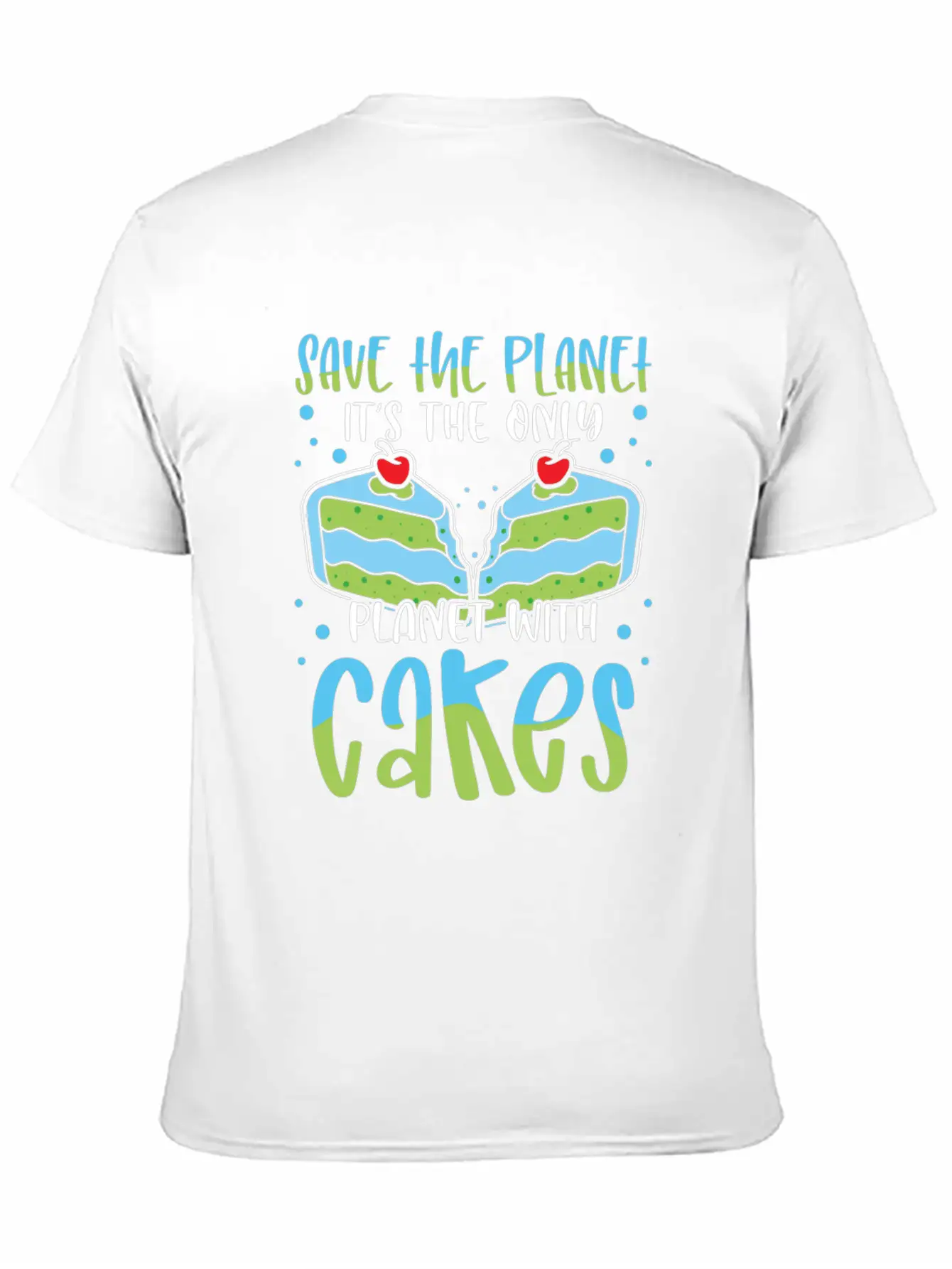 Save The Planet Only Planet With Ice Cream Timeless Short Sleeve Tee – Comfy And Minimalist Design