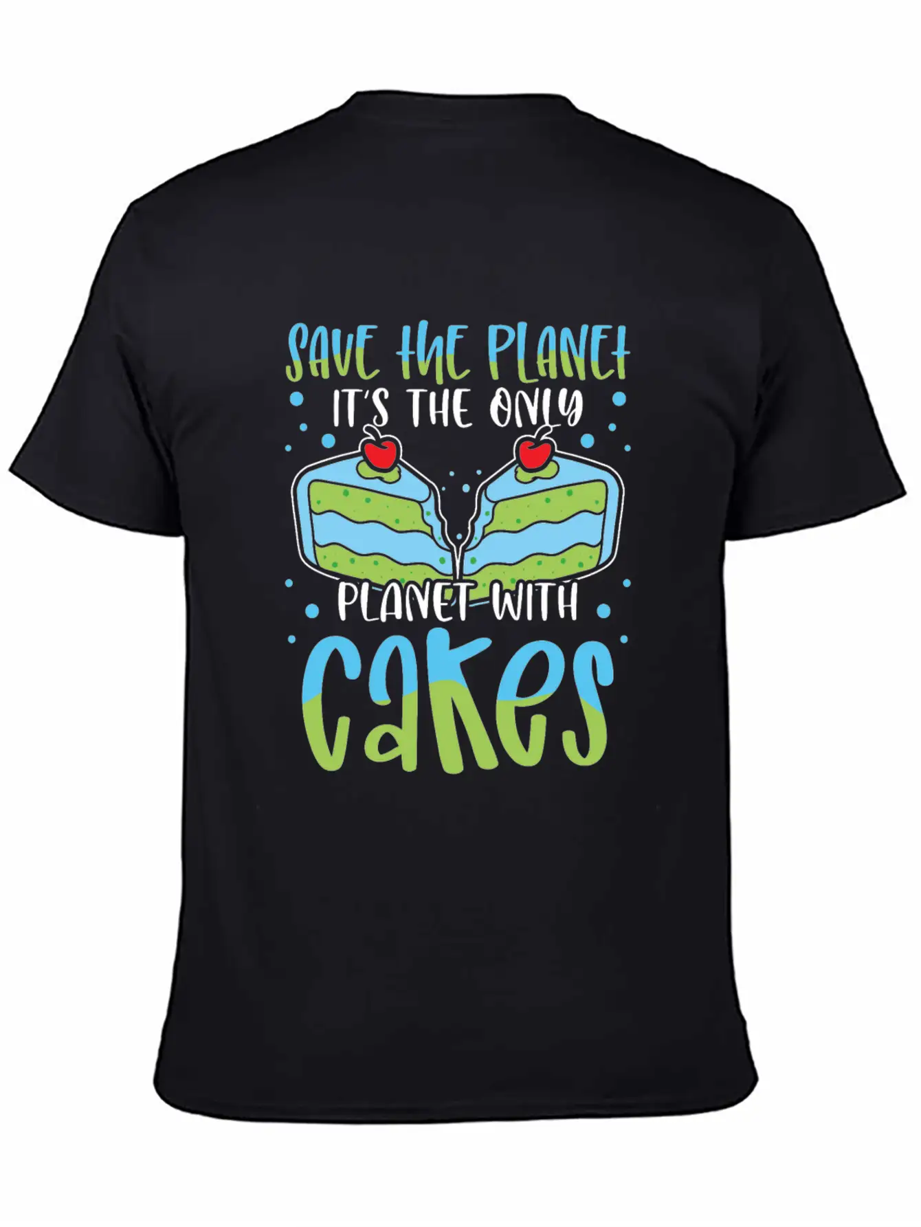 Save The Planet Only Planet With Ice Cream Timeless Short Sleeve Tee – Comfy And Minimalist Design