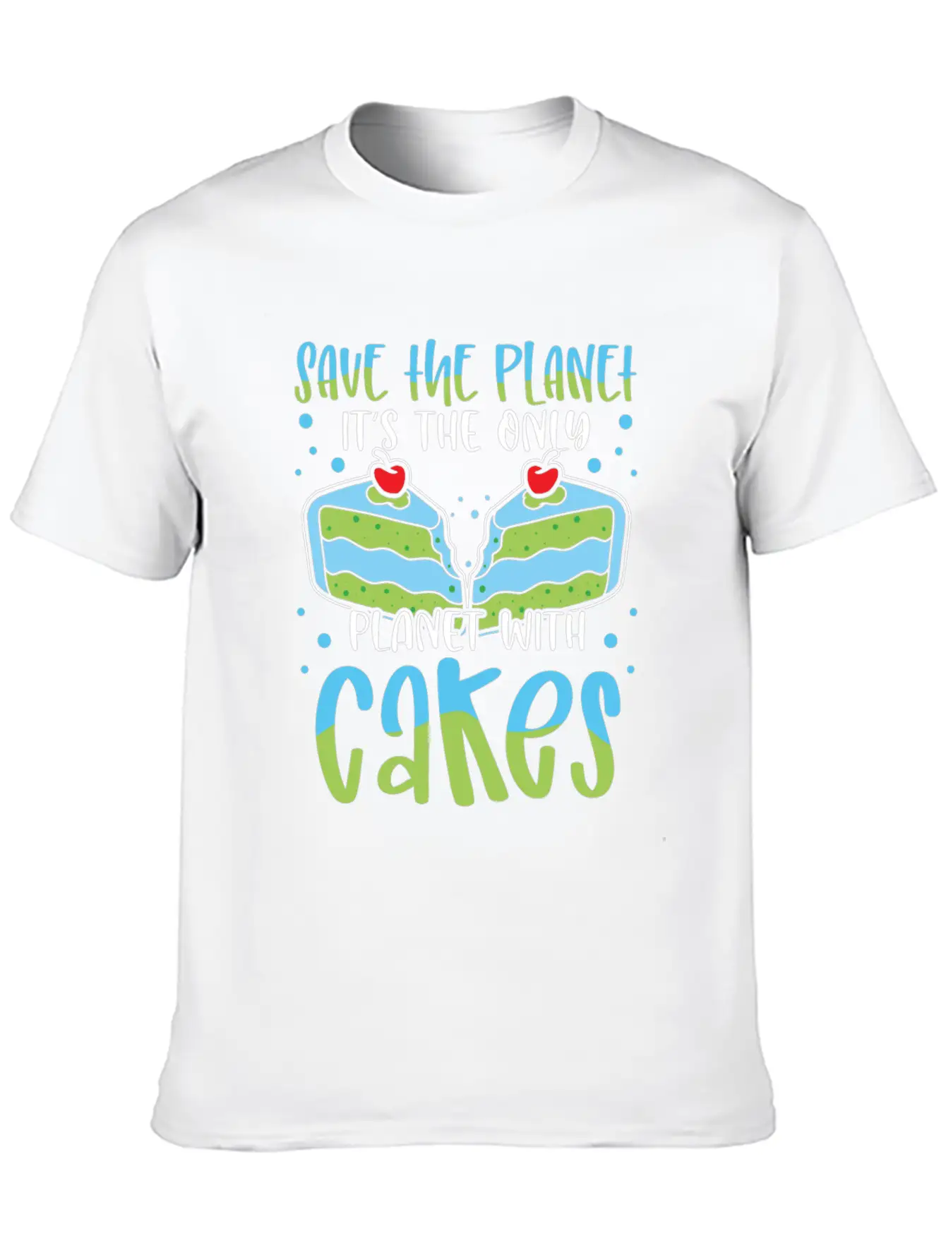 Save The Planet Only Planet With Ice Cream Timeless Short Sleeve Tee – Comfy And Minimalist Design