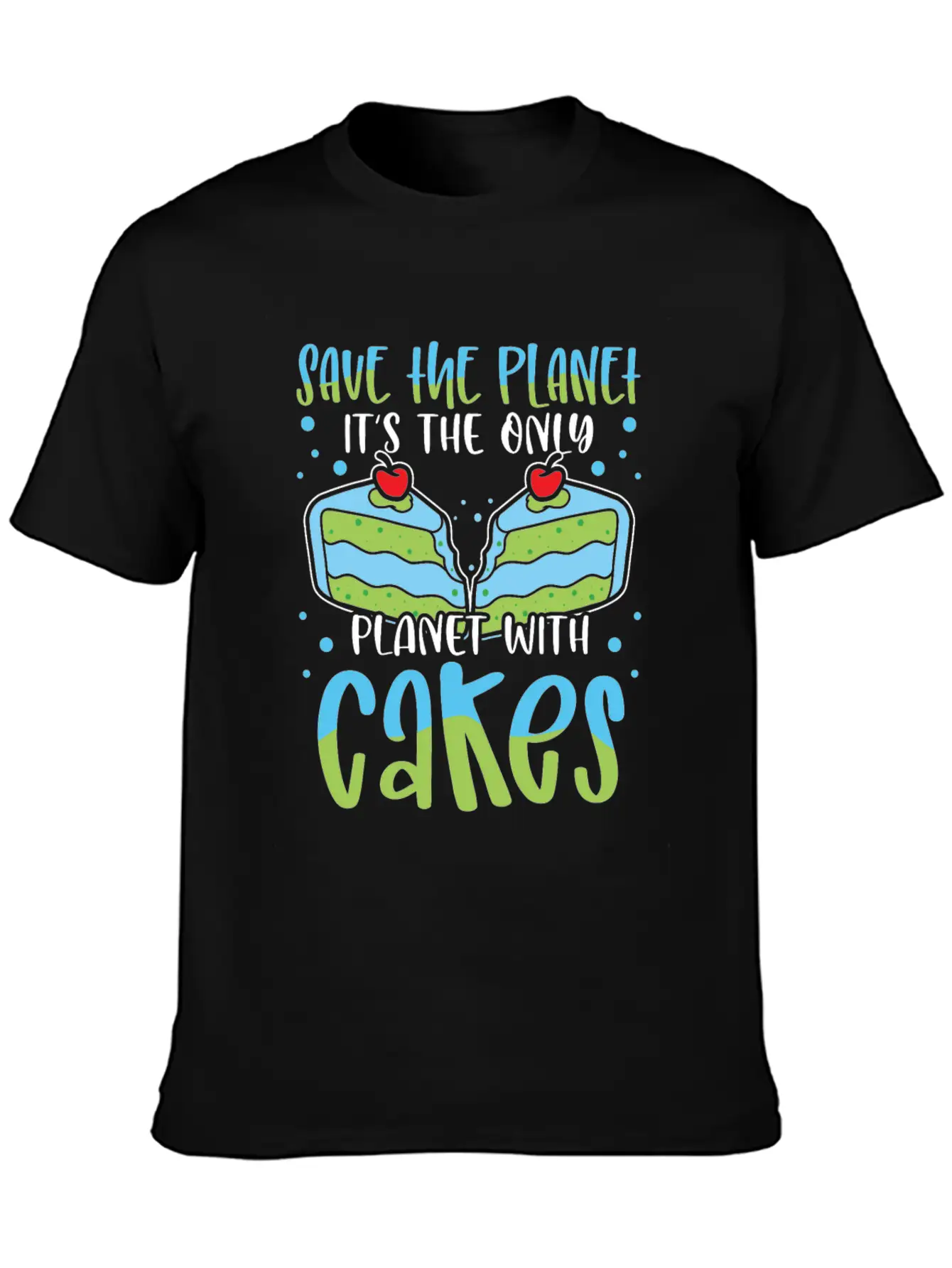 Save The Planet Only Planet With Ice Cream Timeless Short Sleeve Tee – Comfy And Minimalist Design