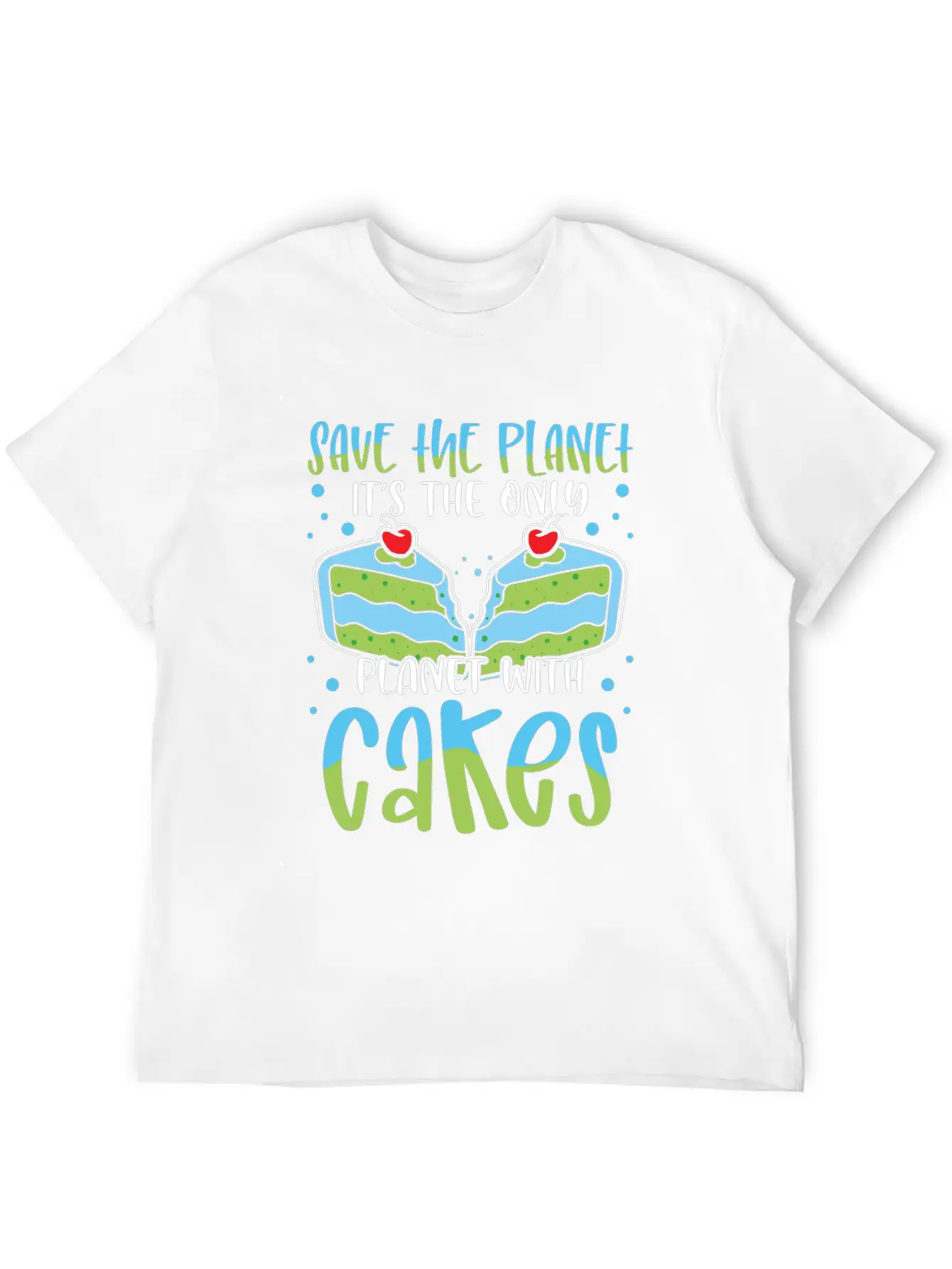 Save The Planet Only Planet With Ice Cream Timeless Short Sleeve Tee – Comfy And Minimalist Design