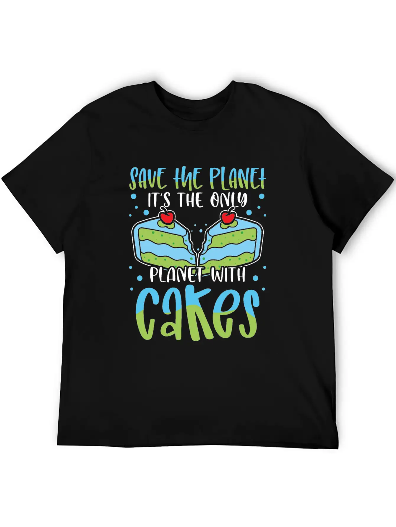 Save The Planet Only Planet With Ice Cream Timeless Short Sleeve Tee – Comfy And Minimalist Design
