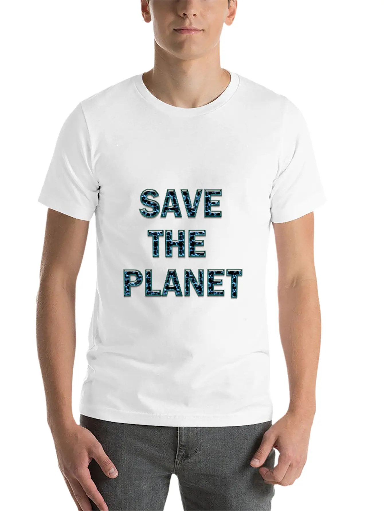 Save The Planet Stylish Everyday T-Shirt – Unisex Basic Cotton Tee