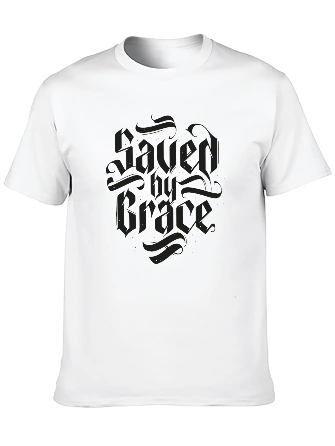 Saved By Grace Timeless Short Sleeve Tee – Comfy And Minimalist Design