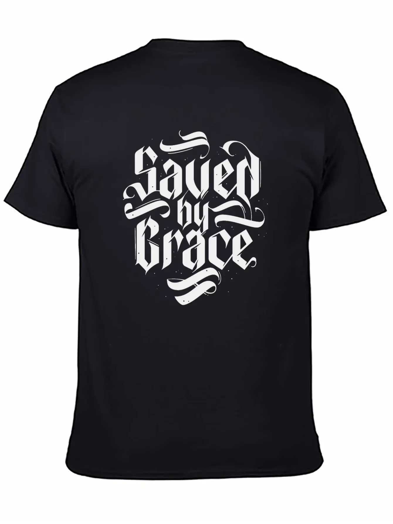 Saved By Grace Timeless Short Sleeve Tee – Comfy And Minimalist Design