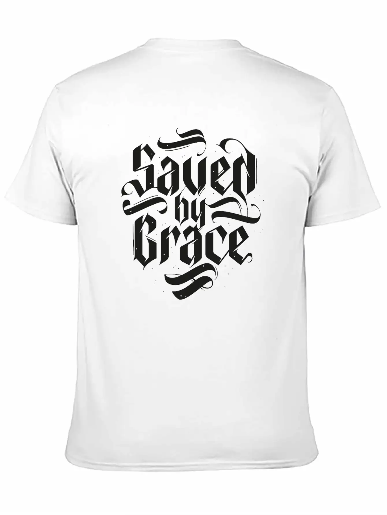 Saved By Grace Timeless Short Sleeve Tee – Comfy And Minimalist Design