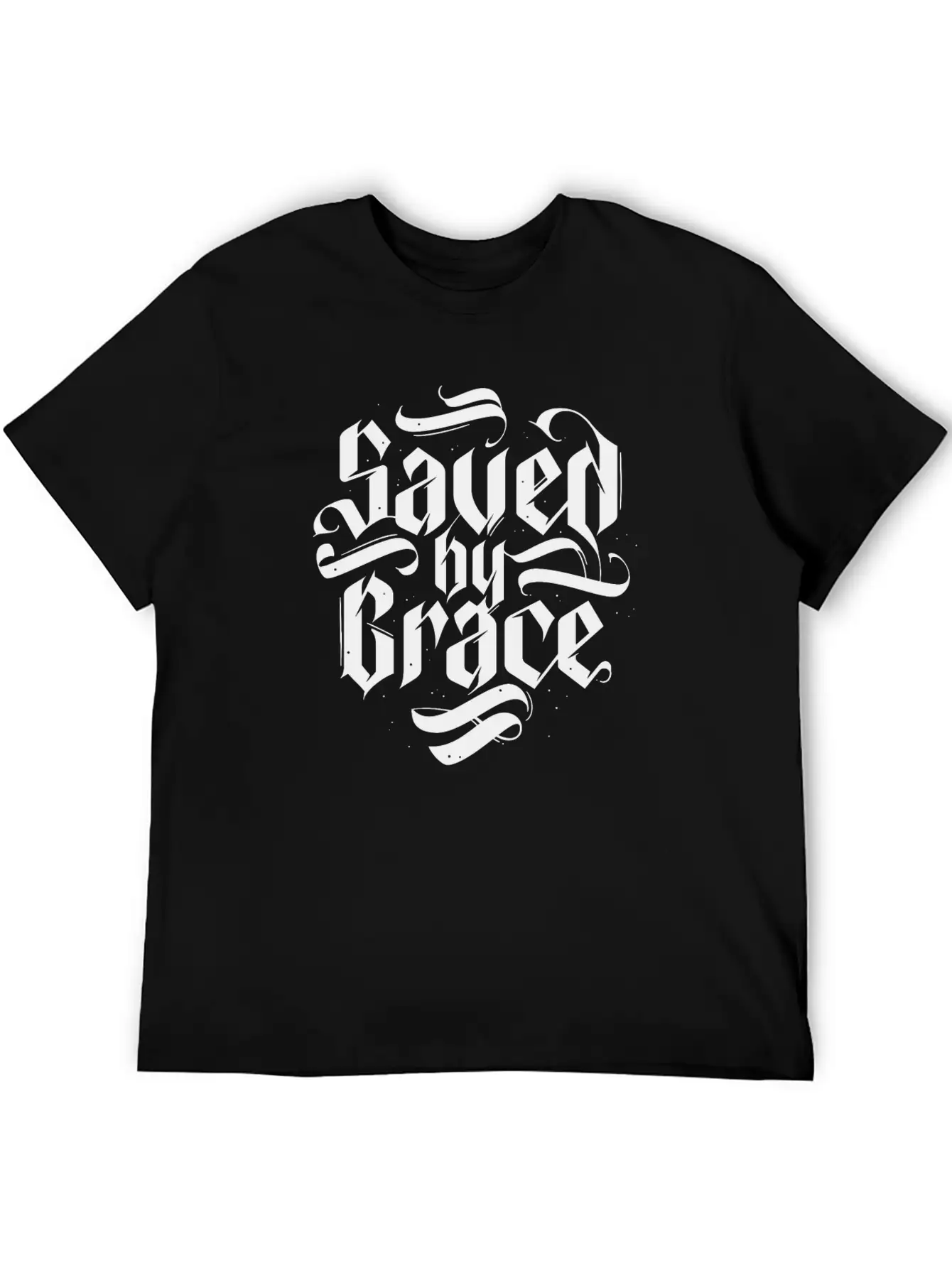 Saved By Grace Timeless Short Sleeve Tee – Comfy And Minimalist Design