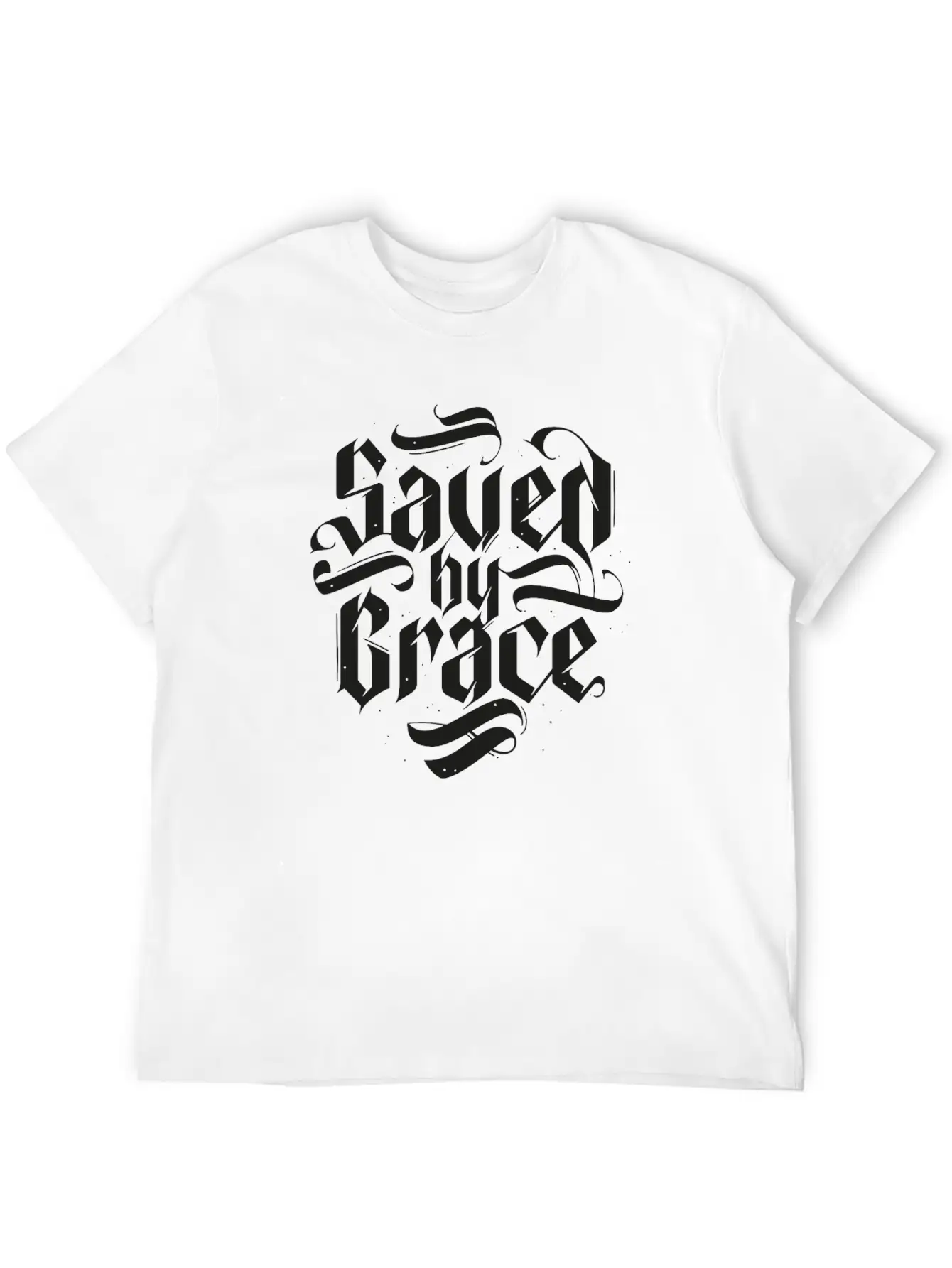 Saved By Grace Timeless Short Sleeve Tee – Comfy And Minimalist Design