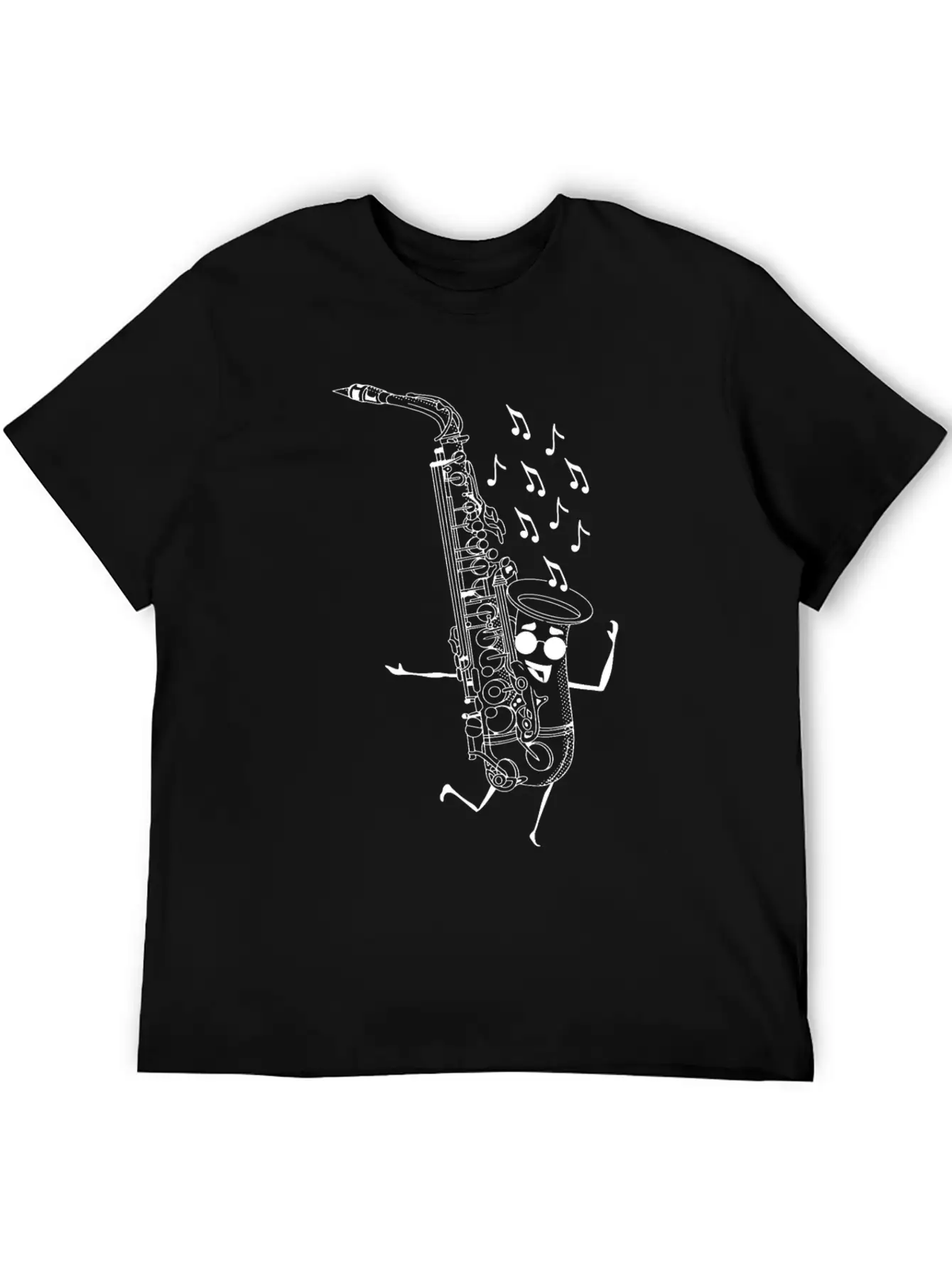 Saxophone Male Saxophone Player Funny Saxophonist Unisex Casual T-Shirt – Clean Design For Daily Comfort