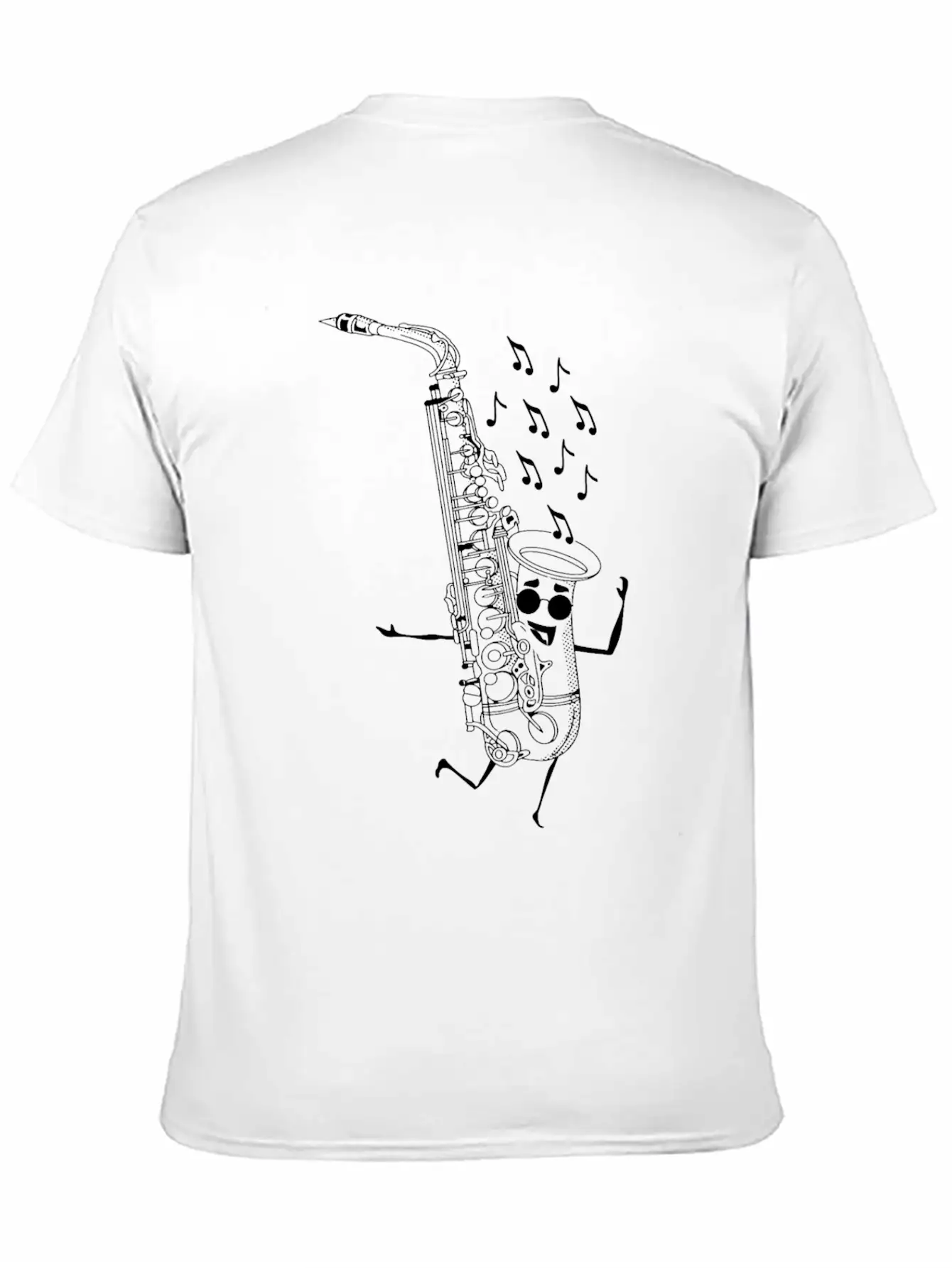 Saxophone Male Saxophone Player Funny Saxophonist Unisex Casual T-Shirt – Clean Design For Daily Comfort