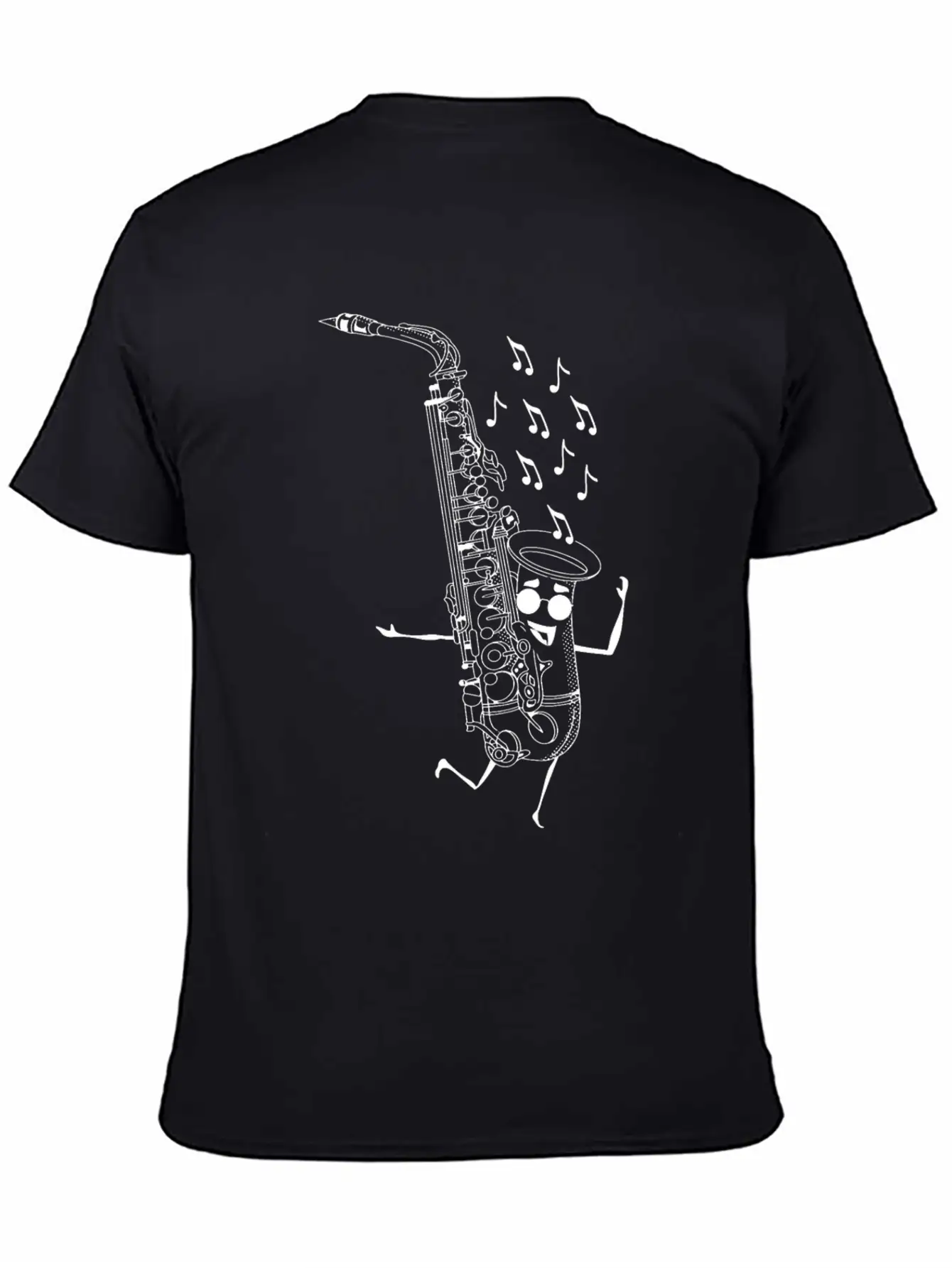 Saxophone Male Saxophone Player Funny Saxophonist Unisex Casual T-Shirt – Clean Design For Daily Comfort
