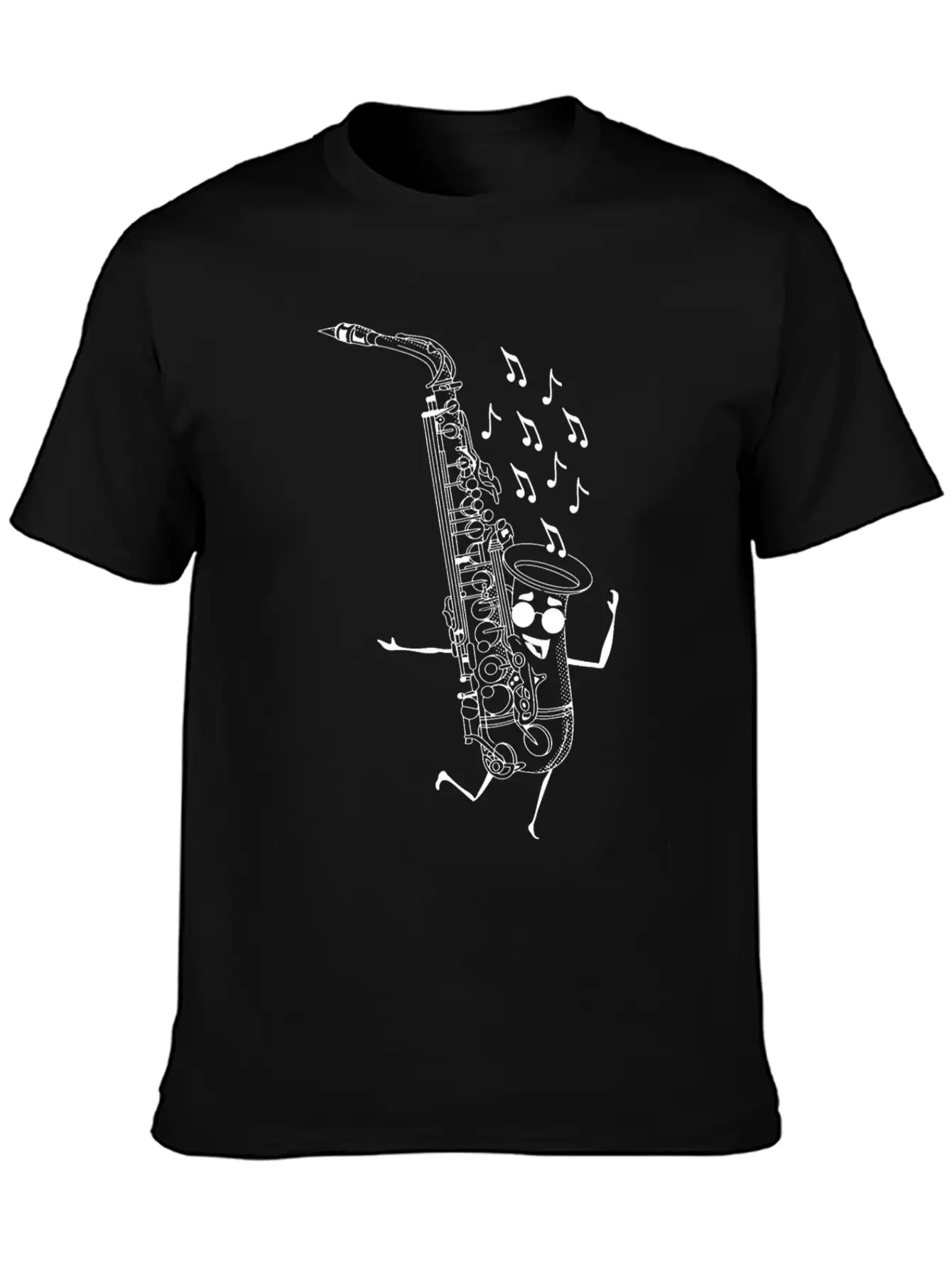 Saxophone Male Saxophone Player Funny Saxophonist Unisex Casual T-Shirt – Clean Design For Daily Comfort