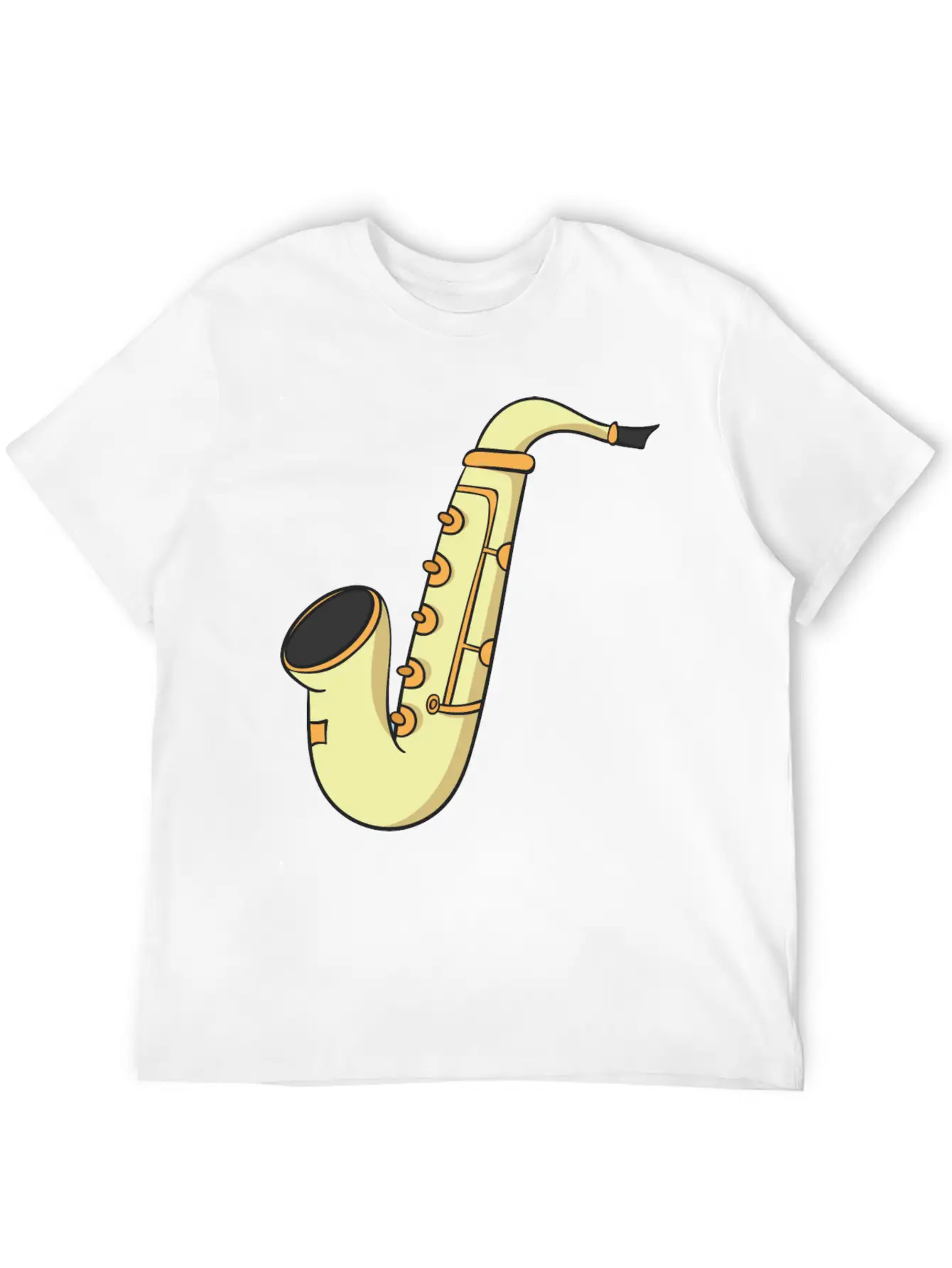 Saxophone Stylish Everyday T-Shirt – Unisex Basic Cotton Tee