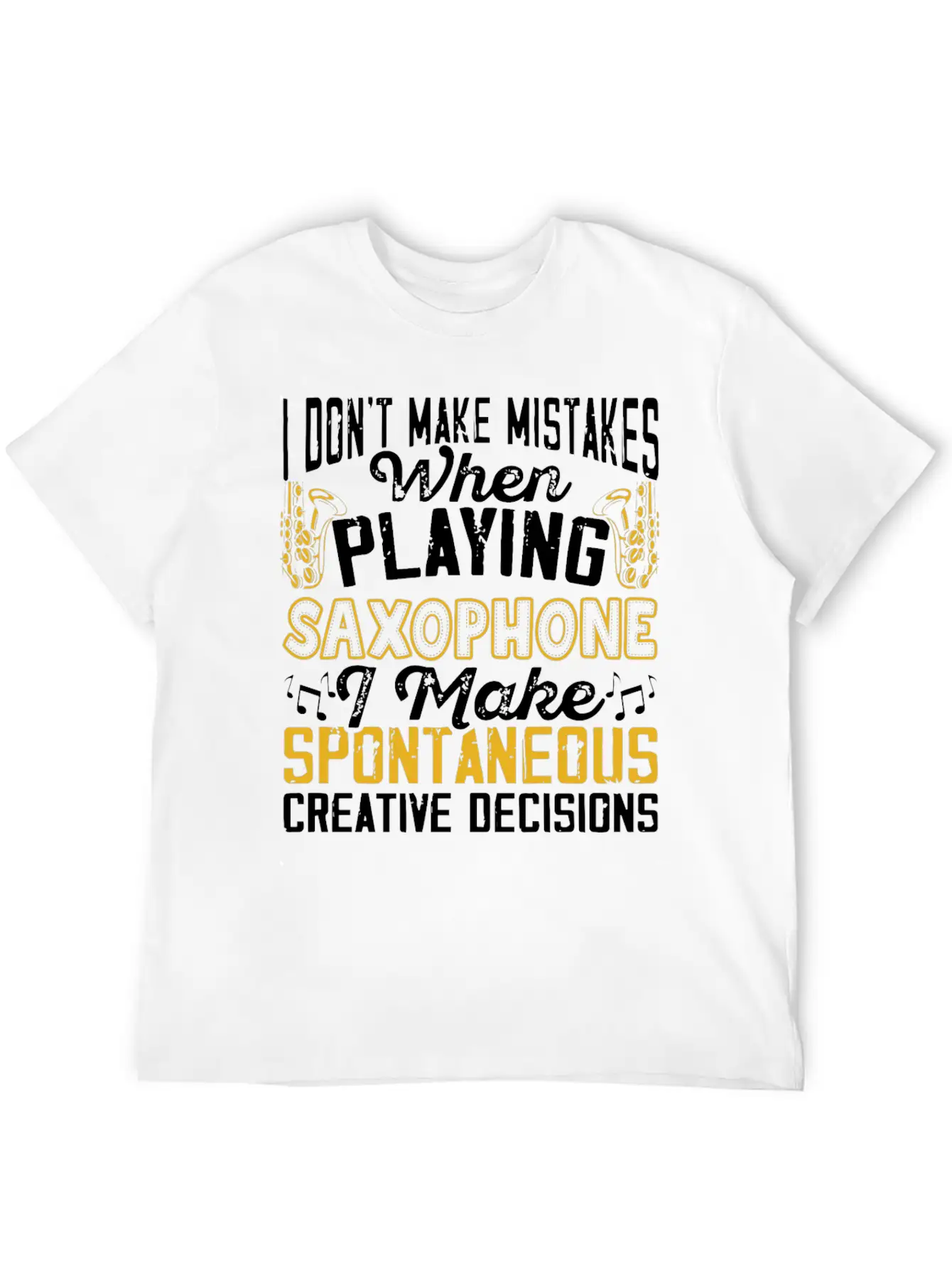 Saxophonist, Sax, Sound, Smoth Jazz Stylish Everyday T-Shirt – Unisex Basic Cotton Tee