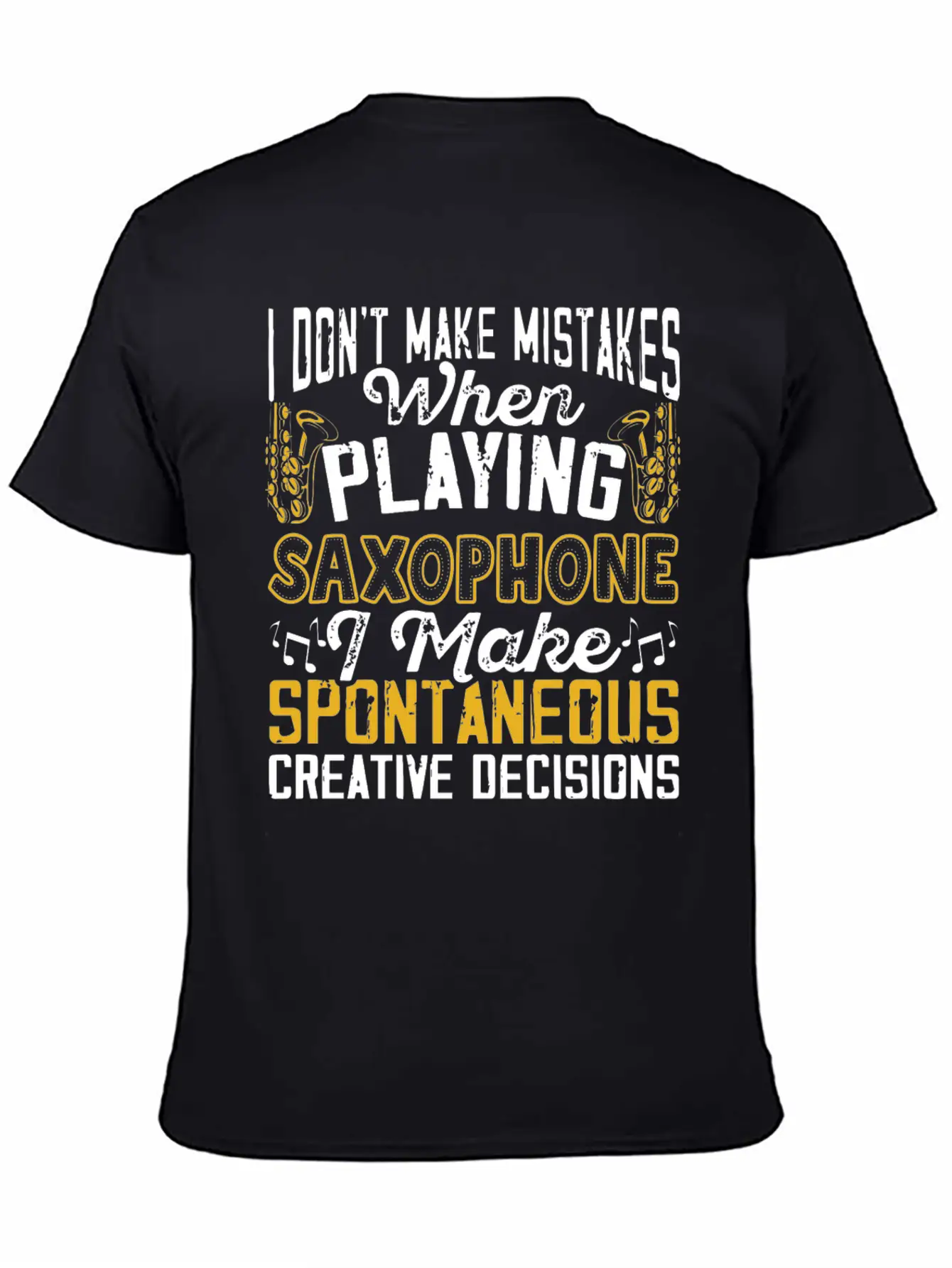 Saxophonist, Sax, Sound, Smoth Jazz Stylish Everyday T-Shirt – Unisex Basic Cotton Tee