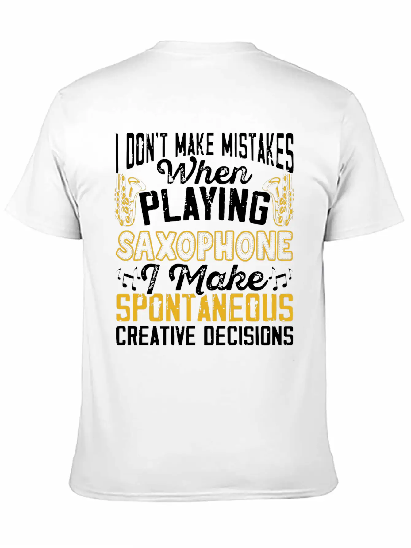 Saxophonist, Sax, Sound, Smoth Jazz Stylish Everyday T-Shirt – Unisex Basic Cotton Tee