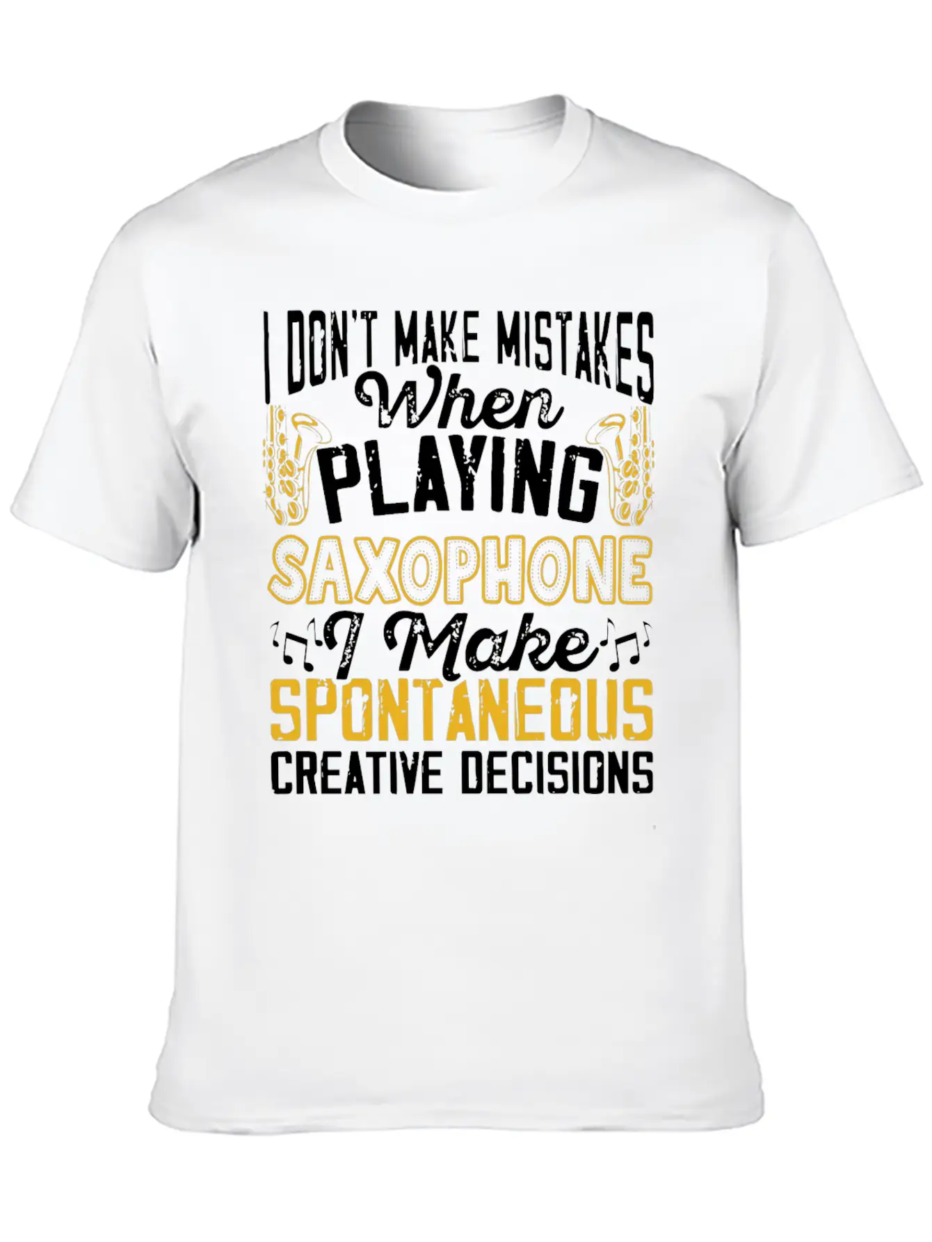 Saxophonist, Sax, Sound, Smoth Jazz Stylish Everyday T-Shirt – Unisex Basic Cotton Tee