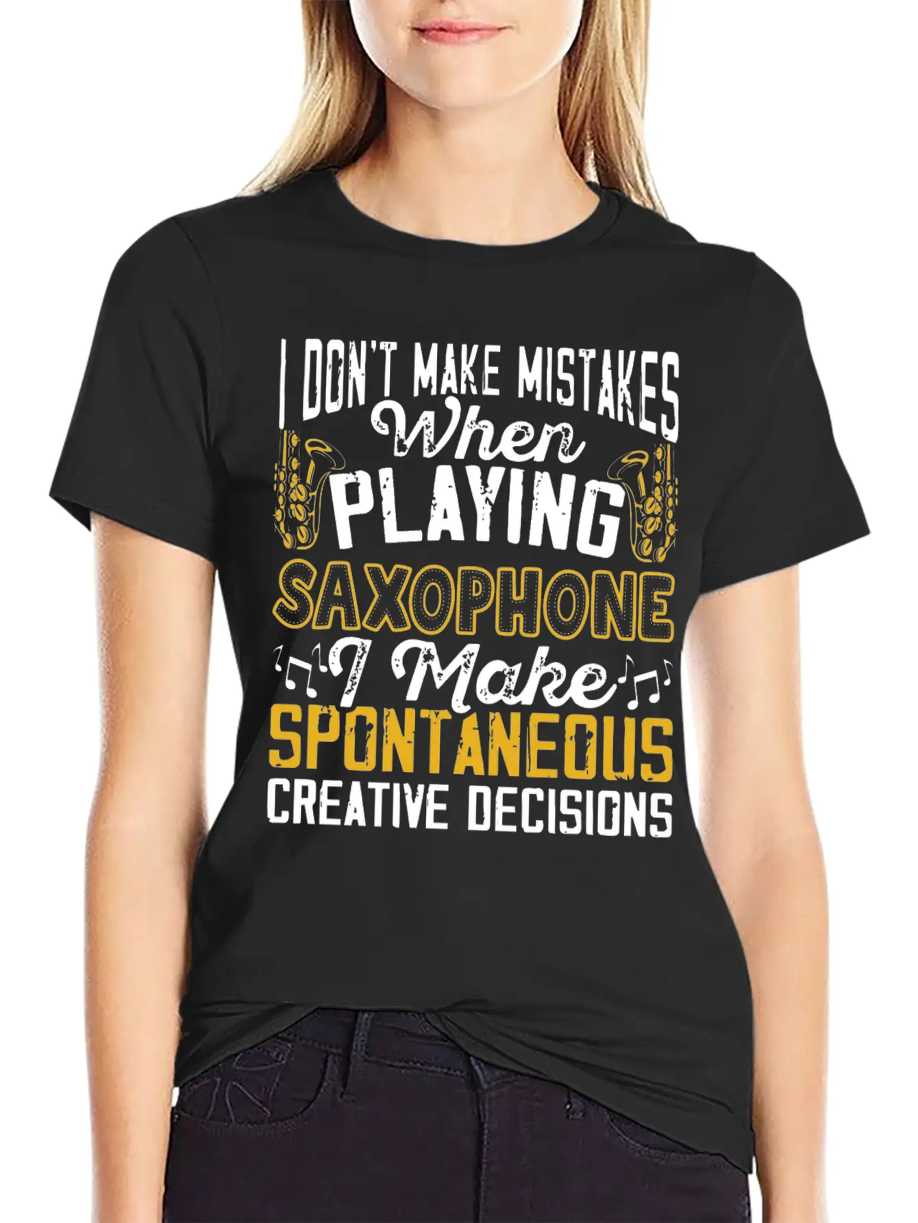 Saxophonist, Sax, Sound, Smoth Jazz Stylish Everyday T-Shirt – Unisex Basic Cotton Tee