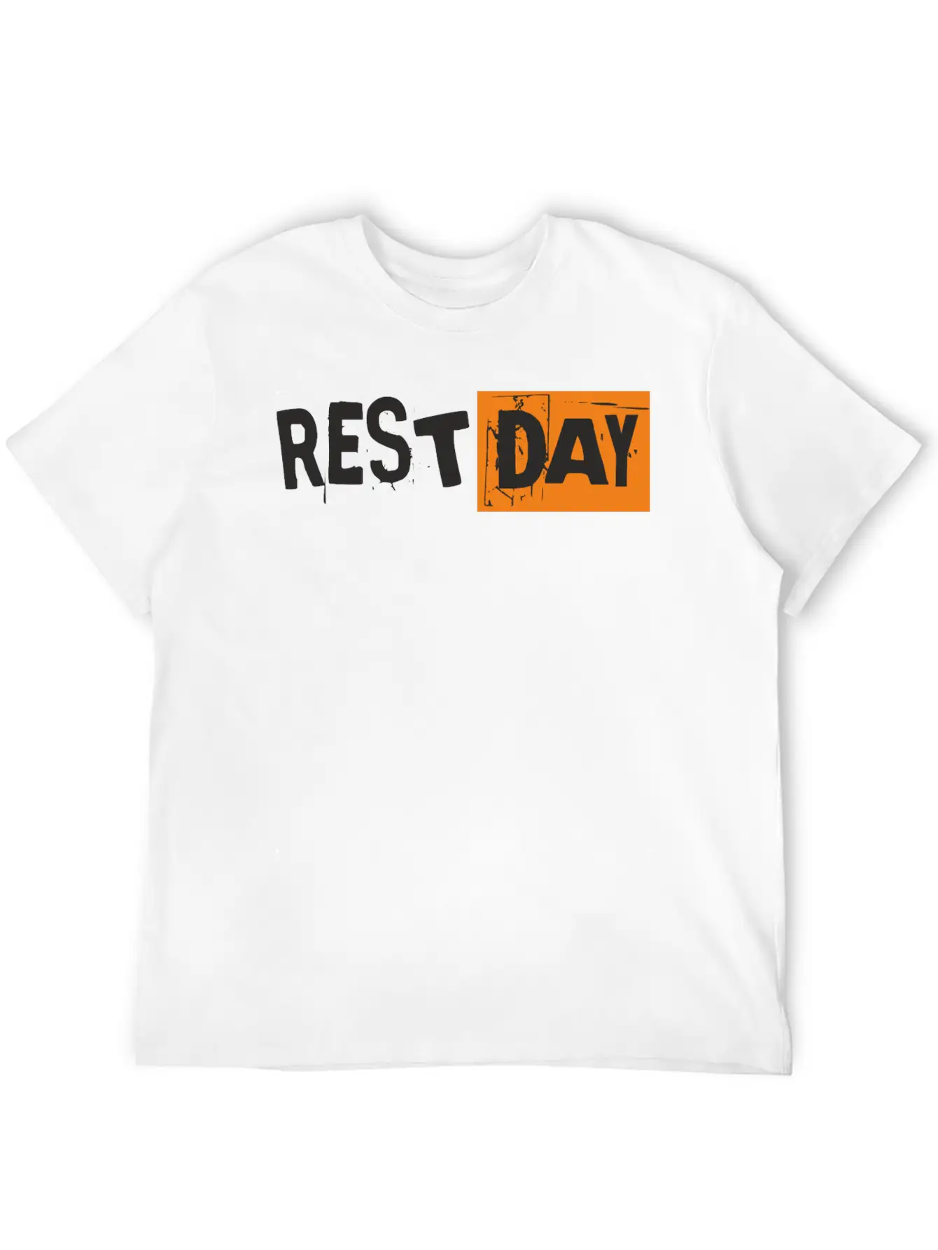 Saying - Rest Day Basic Graphic T-Shirt – Daily Comfort In Soft Cotton