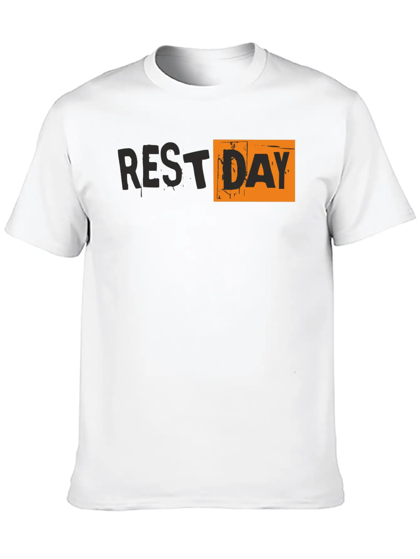 Saying - Rest Day Basic Graphic T-Shirt – Daily Comfort In Soft Cotton
