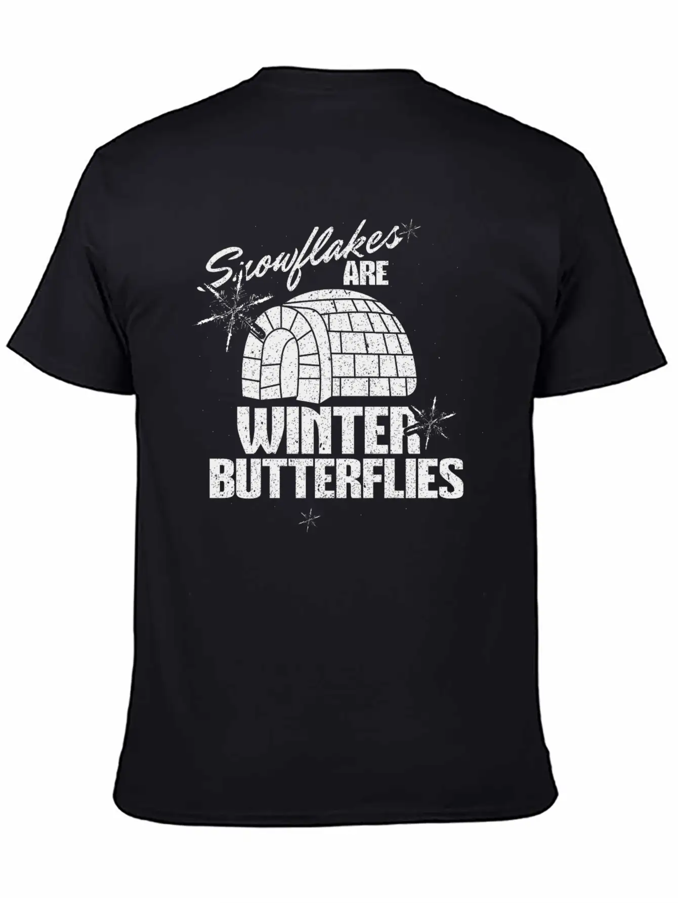 Saying Winter Gift Unisex Short Sleeve Soft Cotton T-Shirt – Casual Everyday Wear