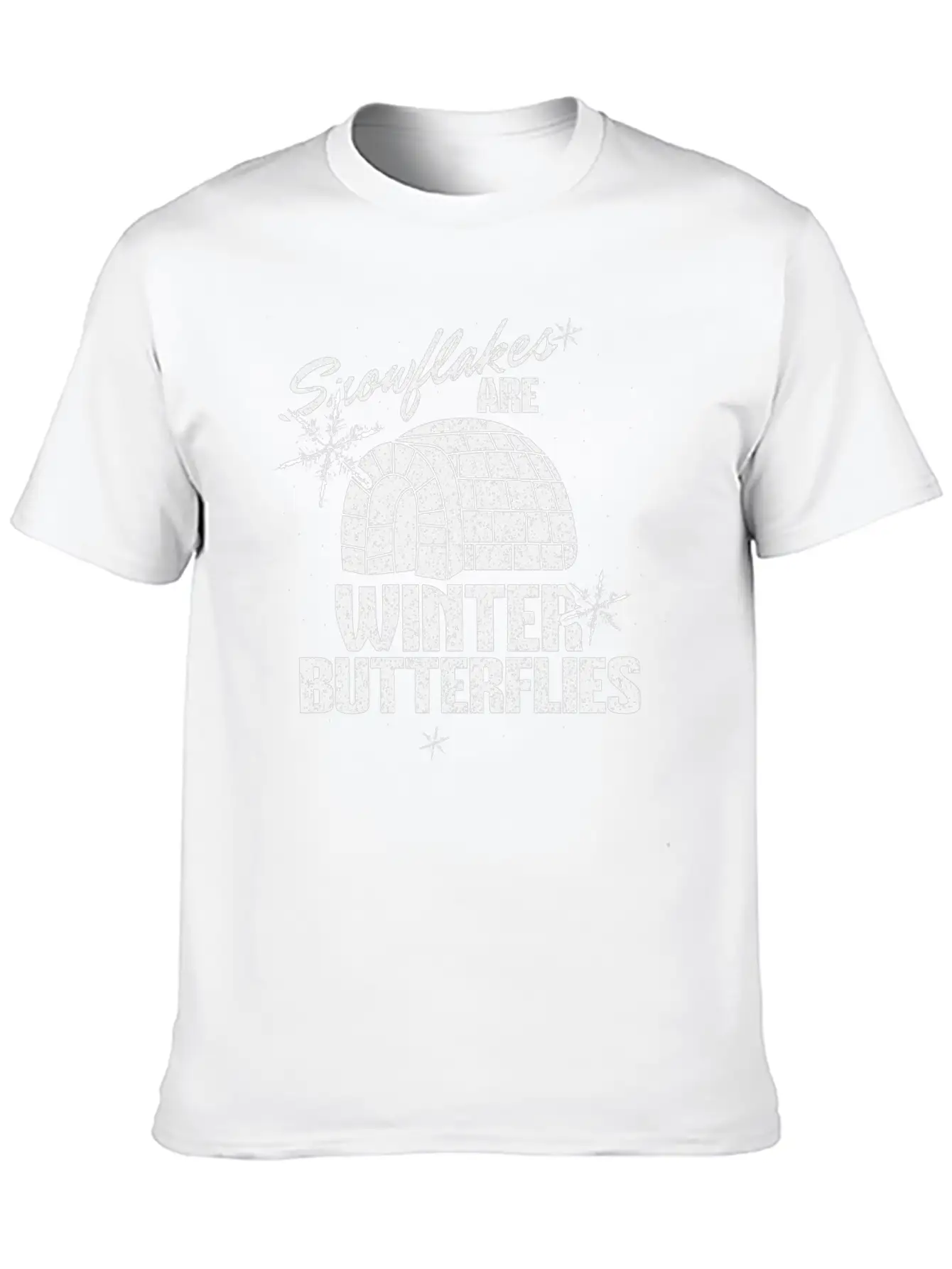 Saying Winter Gift Unisex Short Sleeve Soft Cotton T-Shirt – Casual Everyday Wear